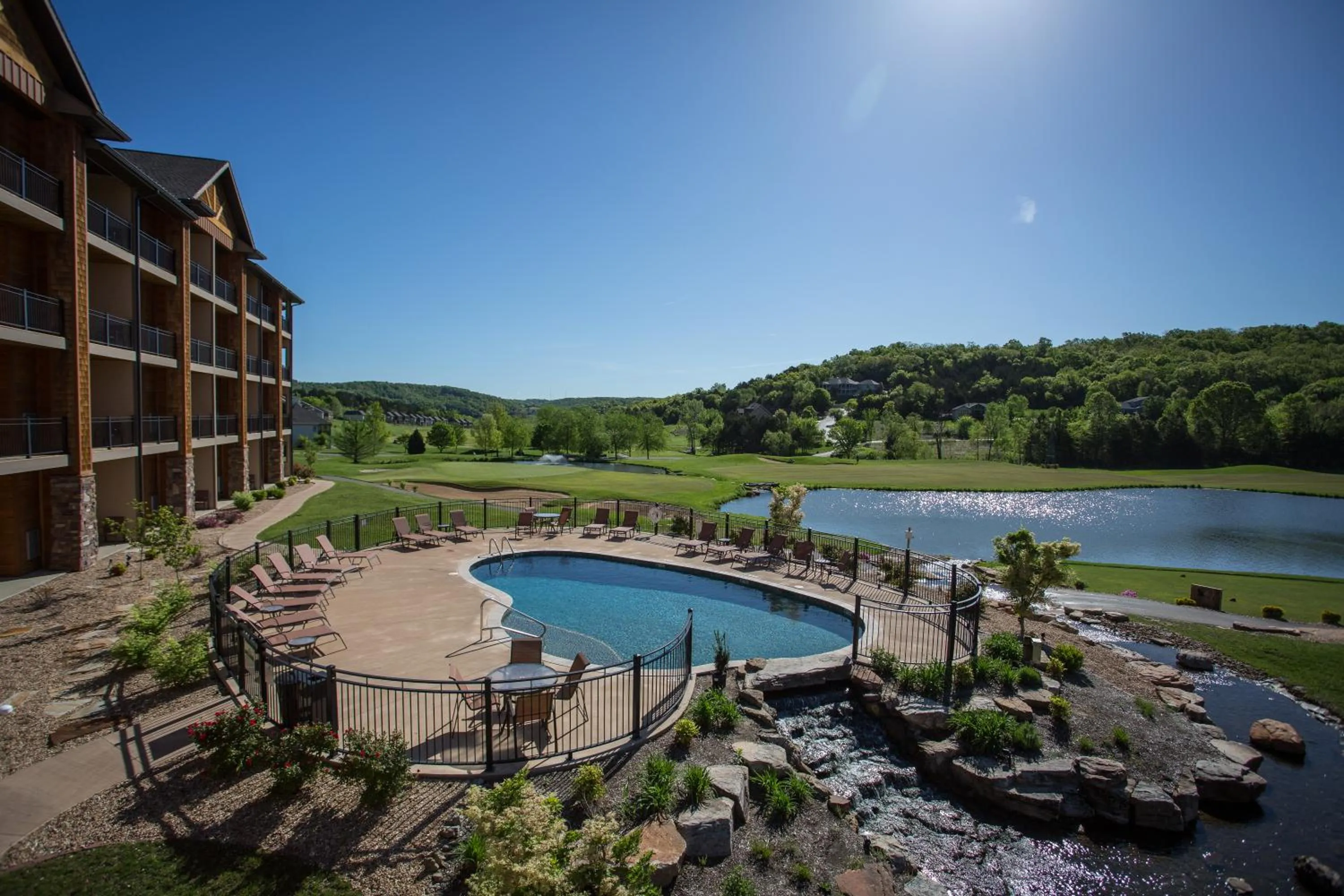 Swimming pool in The Lodge at Old Kinderhook