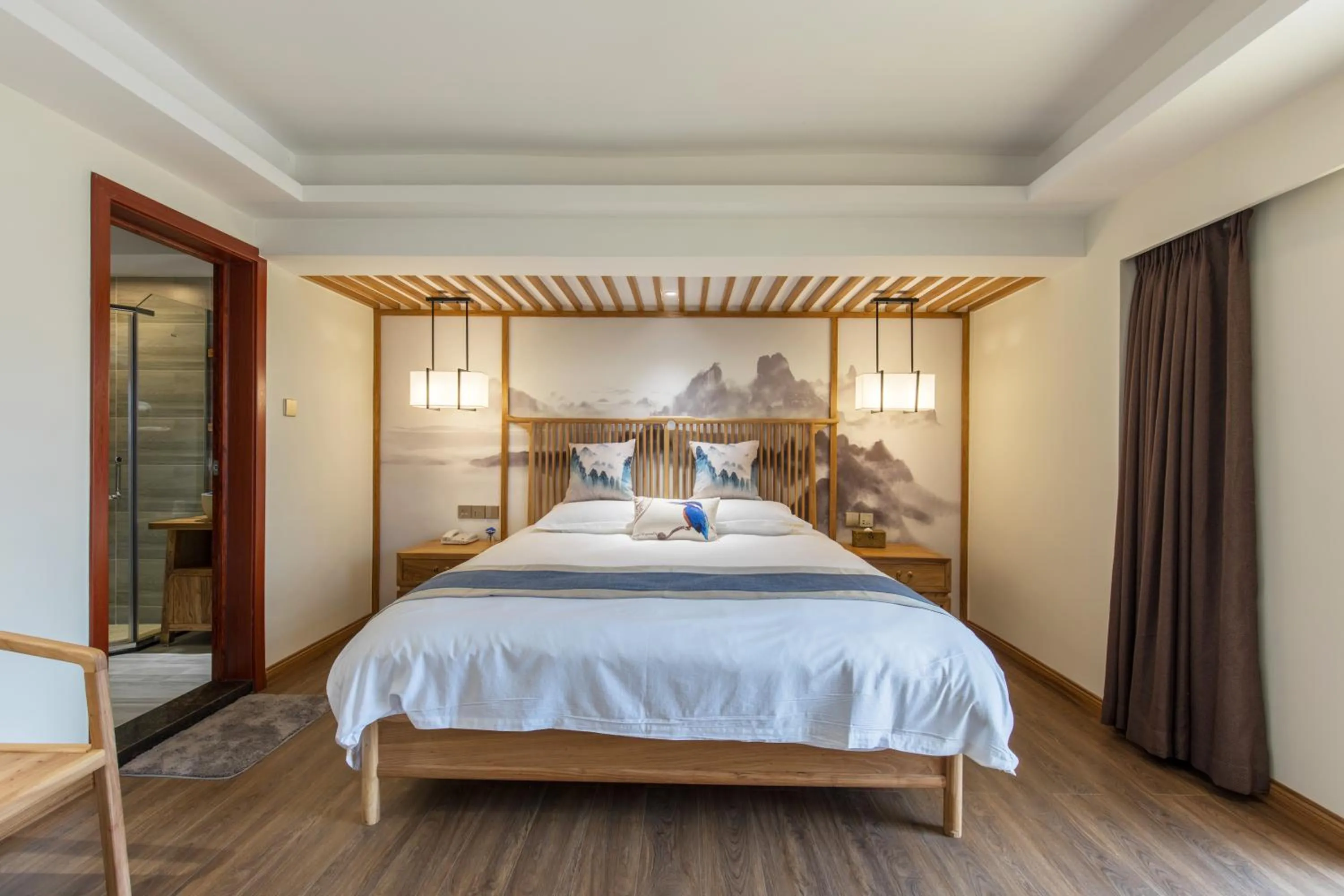 Photo of the whole room, Bed in Riverside Inn Guilin Central