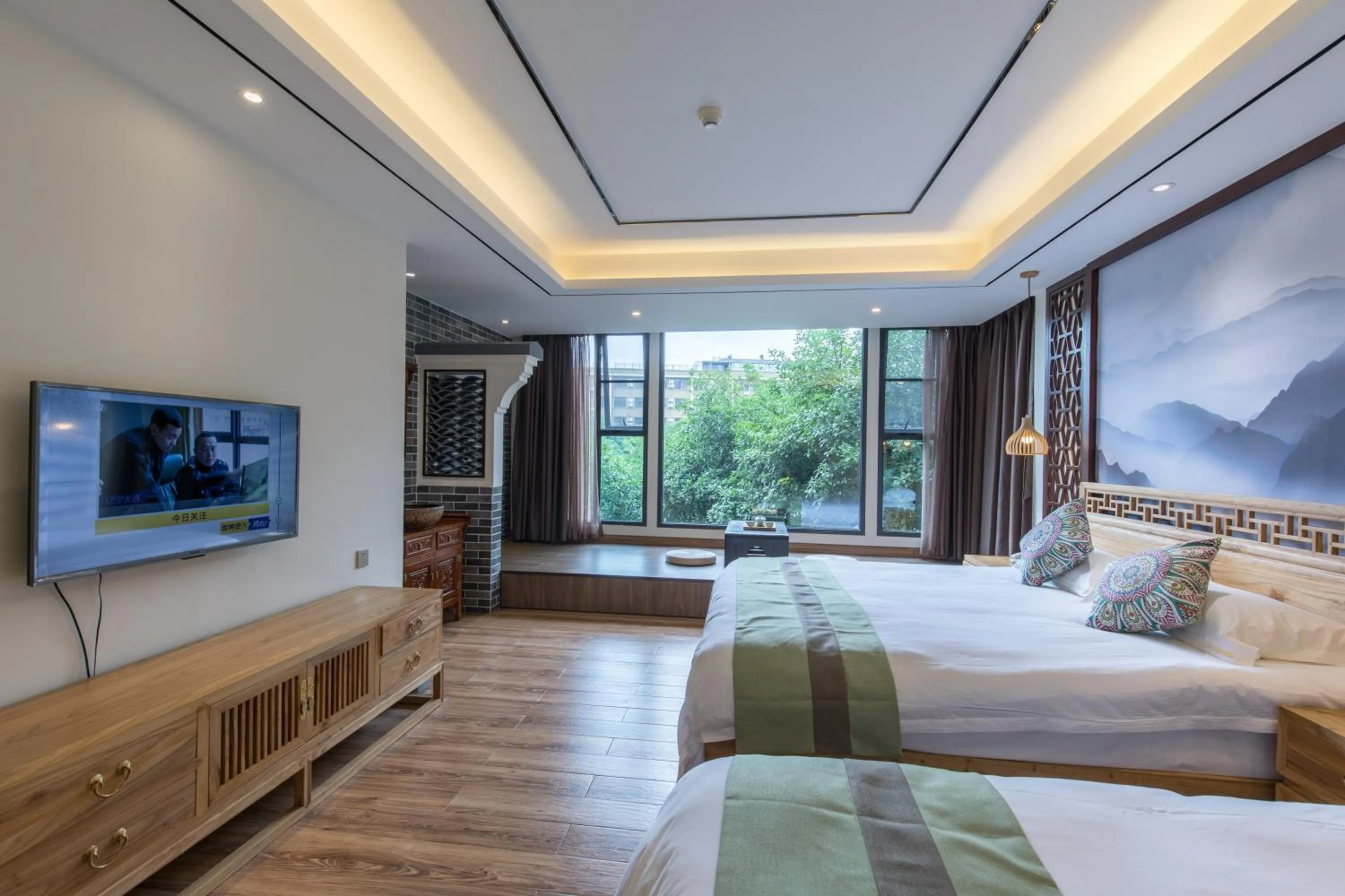 Photo of the whole room, Bed in Riverside Inn Guilin Central
