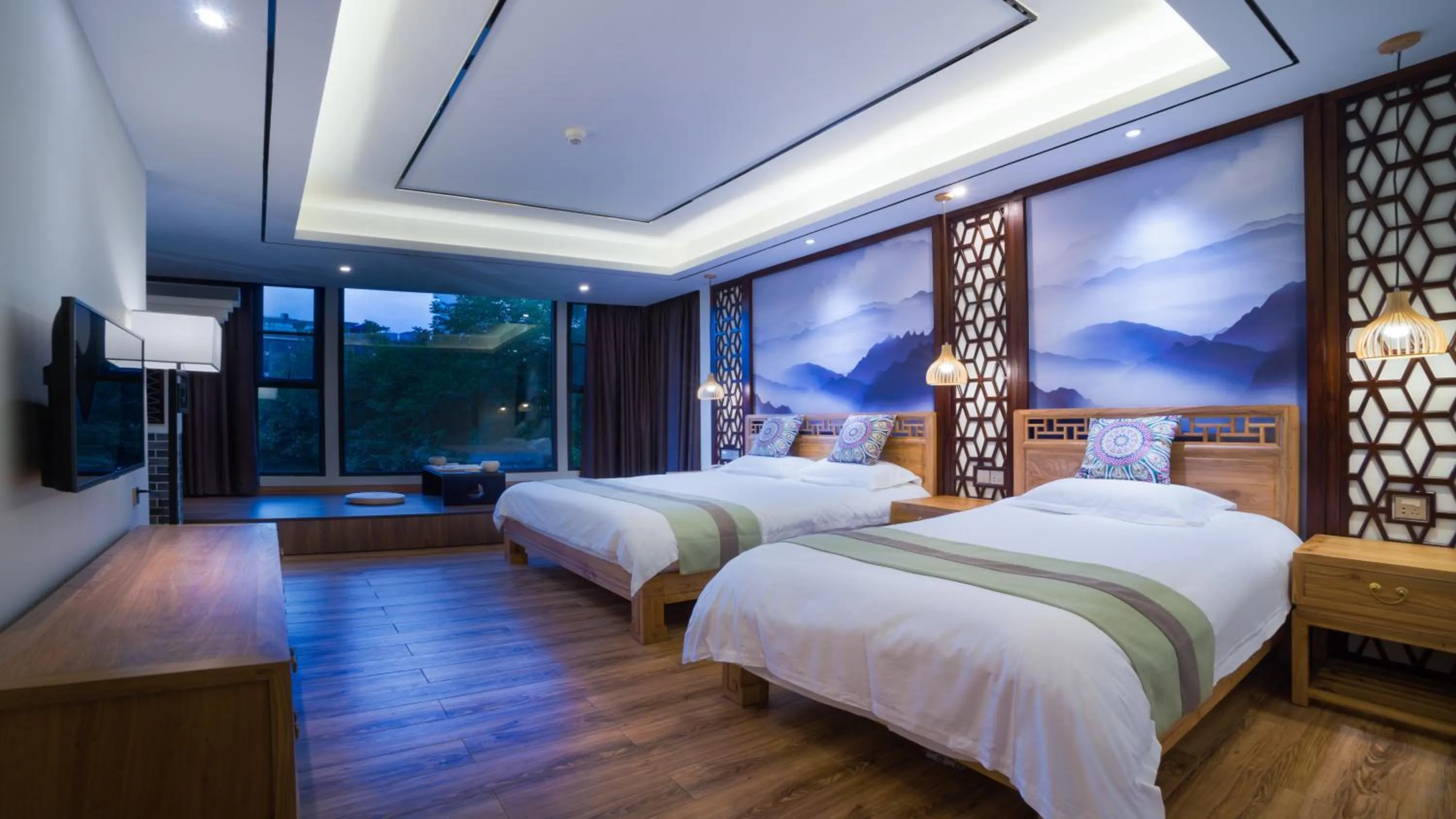 Bedroom, Bed in Riverside Inn Guilin Central