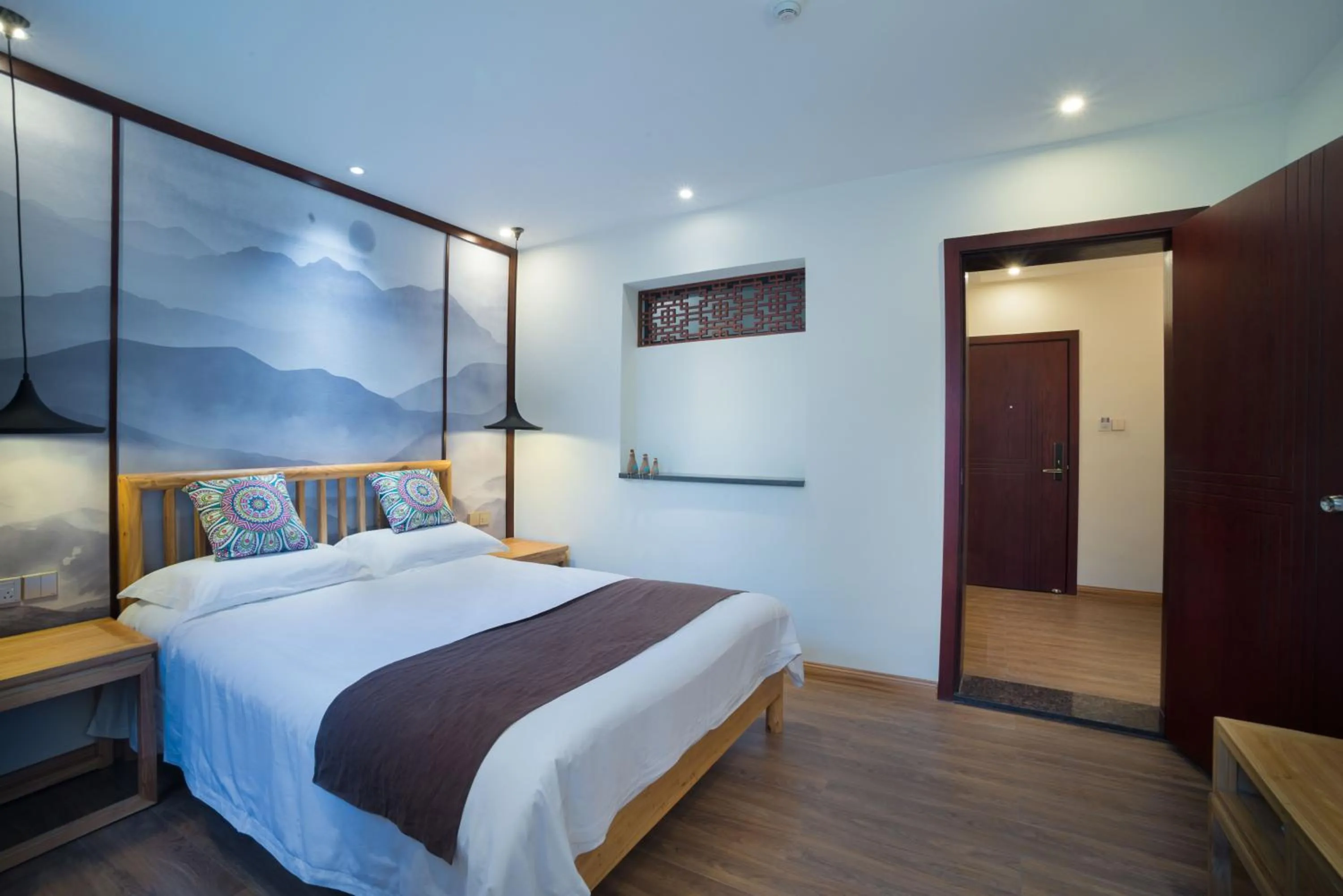 Bed in Riverside Inn Guilin Central