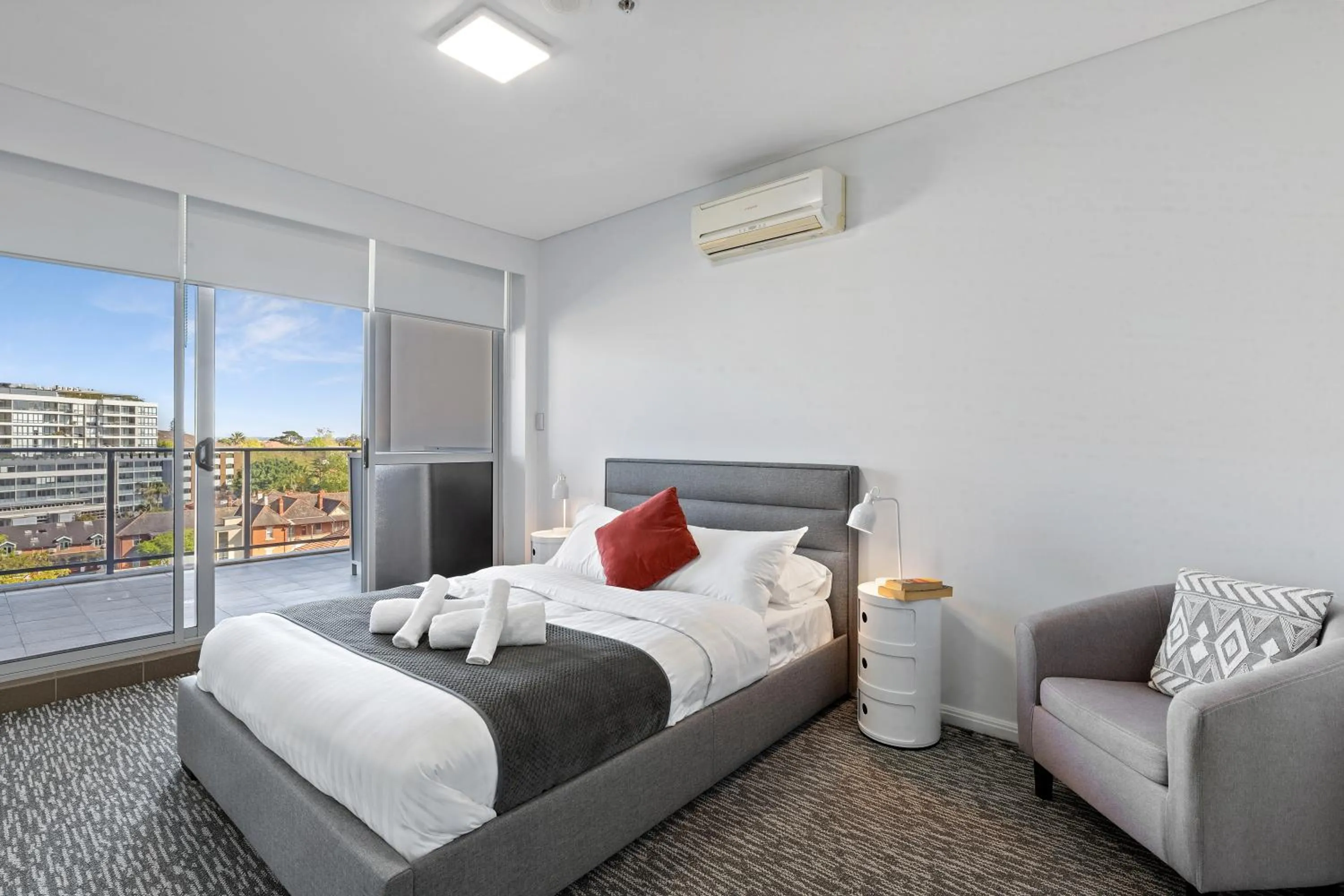 Bedroom, Bed in AAN Apartments North Sydney