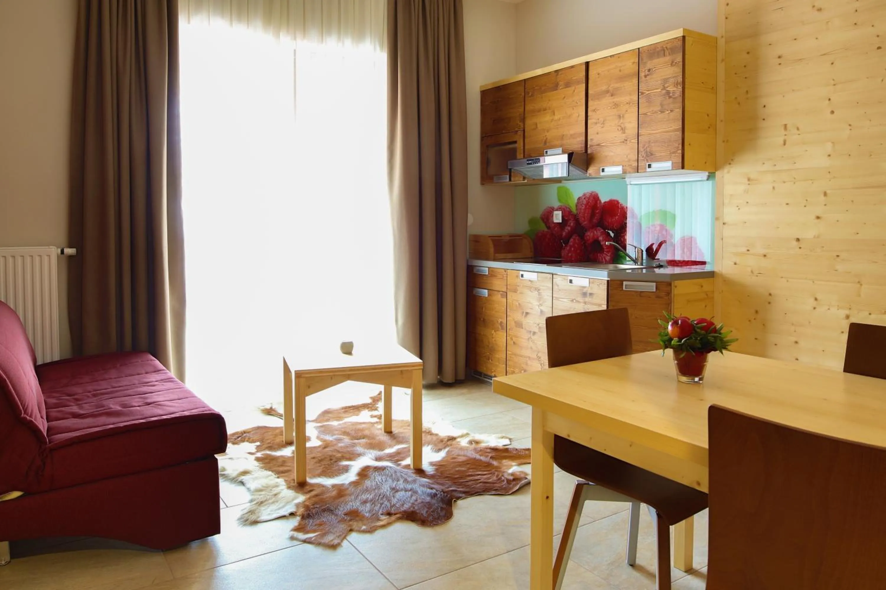 Kitchen or kitchenette in Hotel Natura