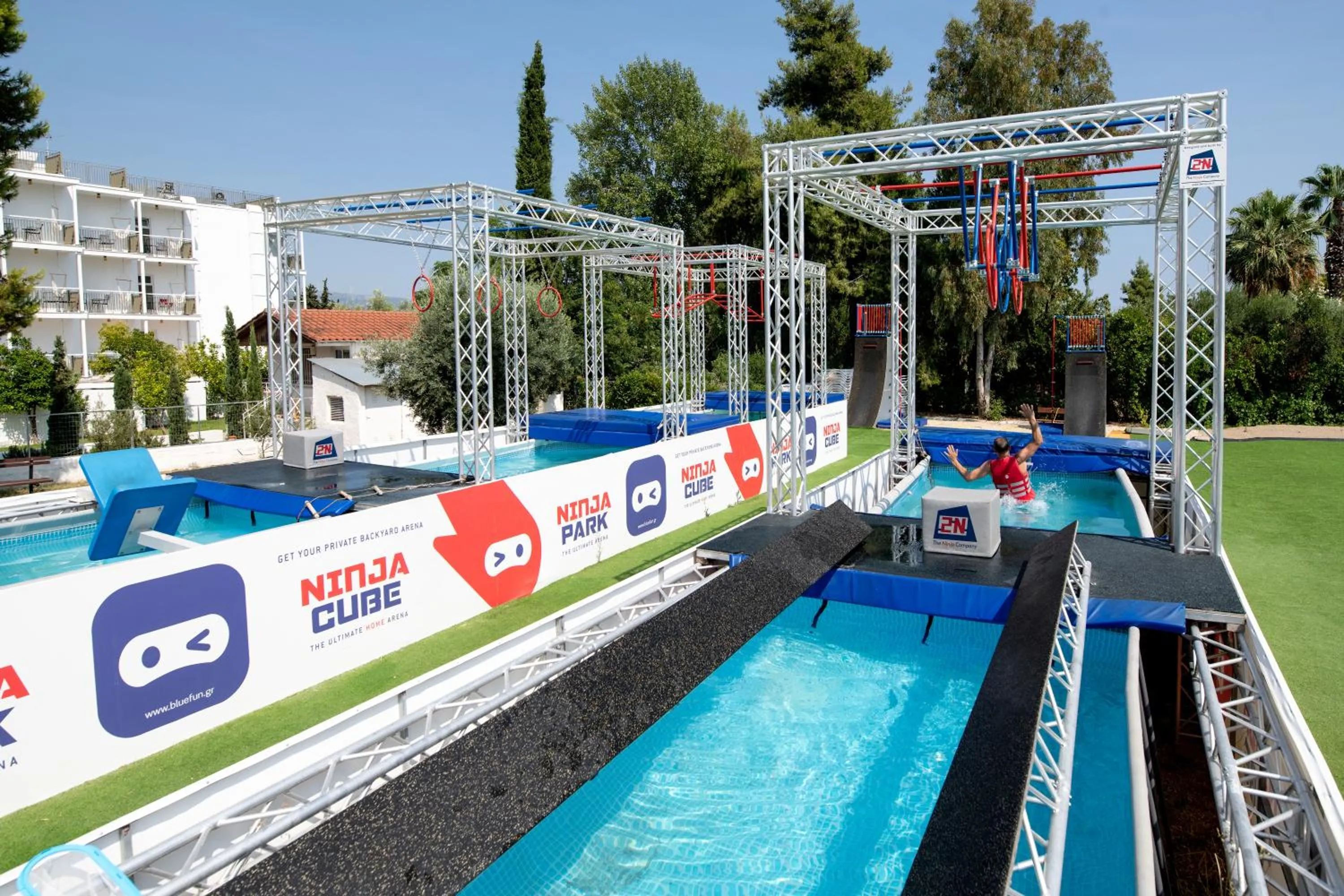 Aqua park in Brown Beach Evia Island, All Inclusive in Eretria, a member of Brown Hotels