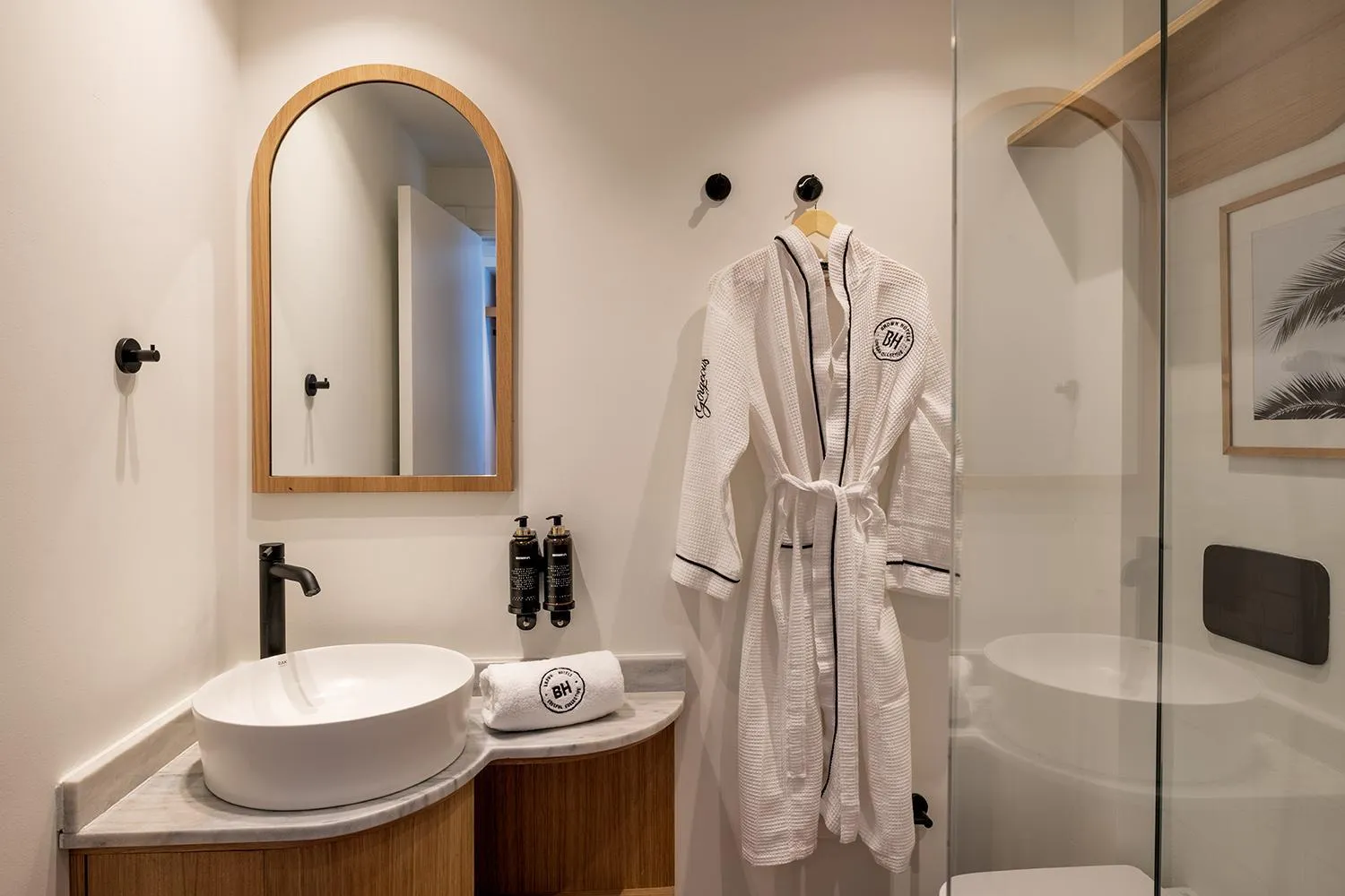 Bathroom in Brown Beach Evia Island, All Inclusive in Eretria, a member of Brown Hotels