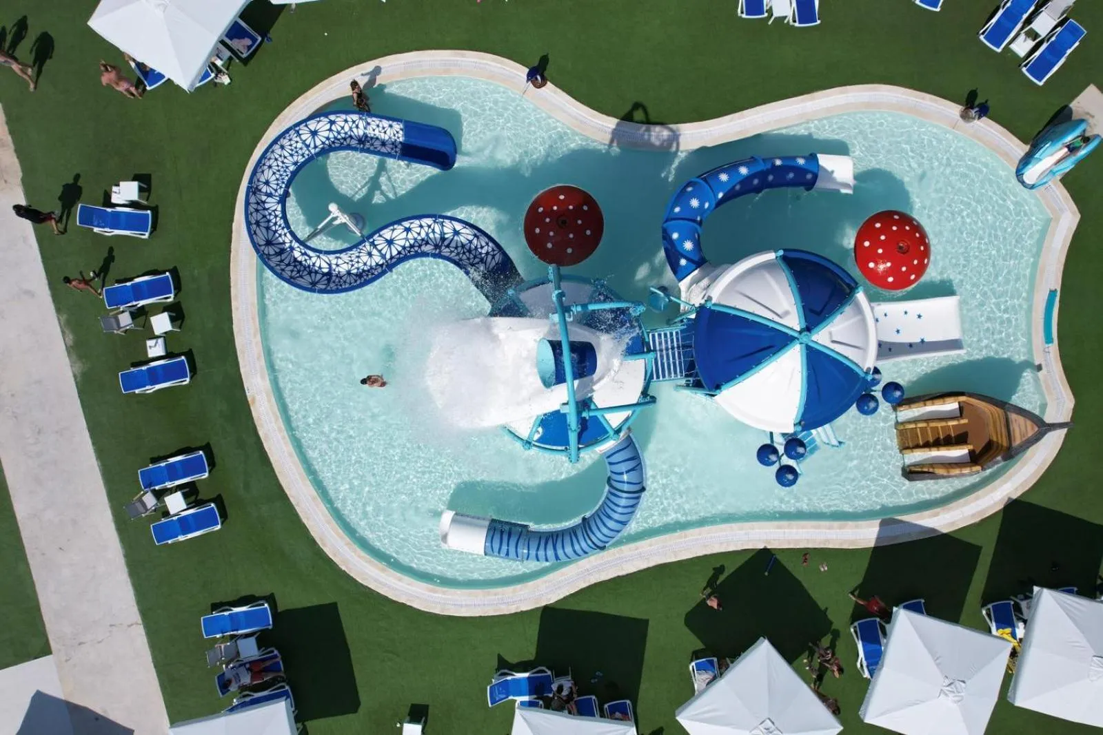 Aqua park in Brown Beach Evia Island, All Inclusive in Eretria, a member of Brown Hotels