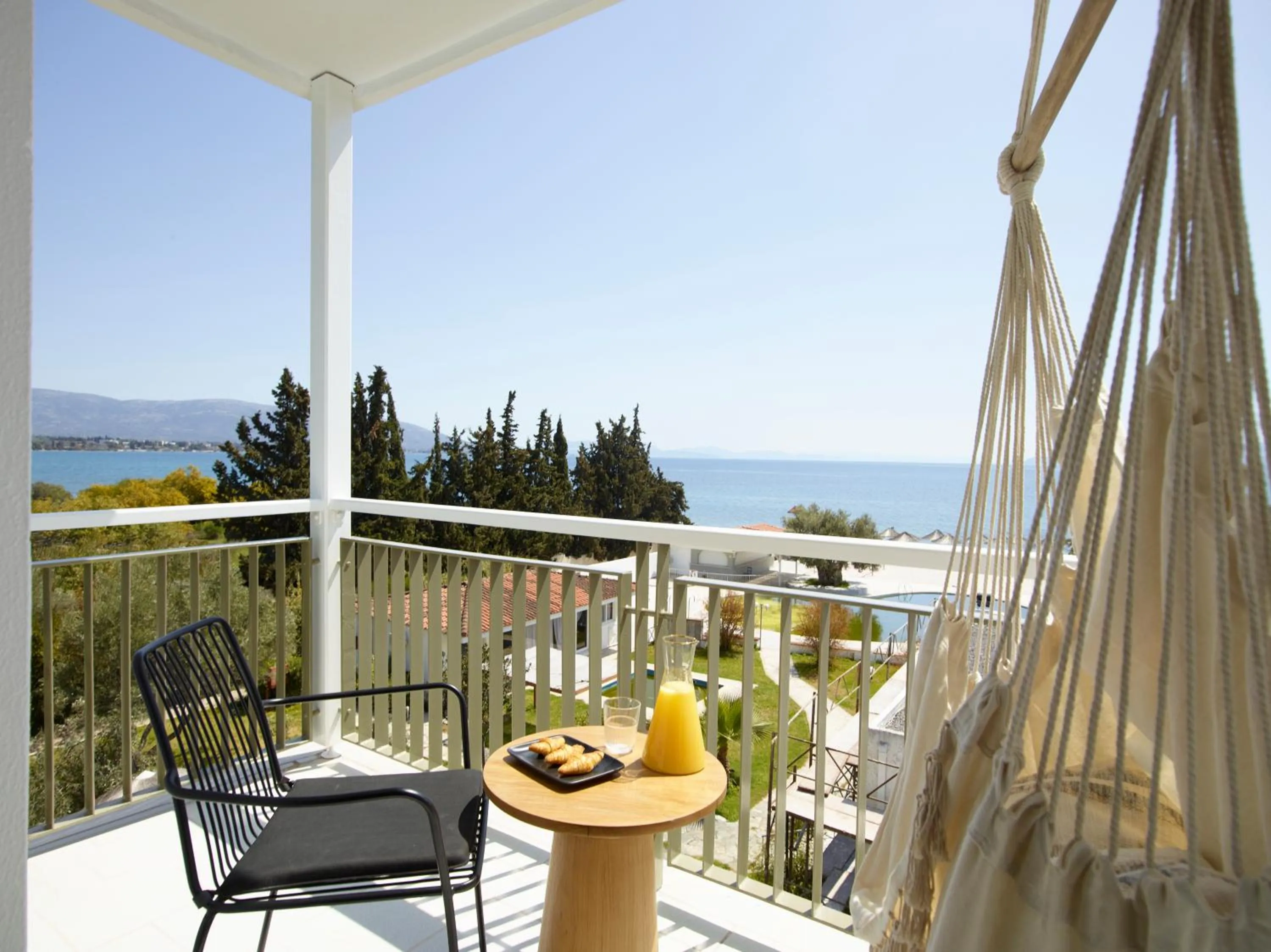 Balcony/Terrace in Brown Beach Evia Island, All Inclusive in Eretria, a member of Brown Hotels