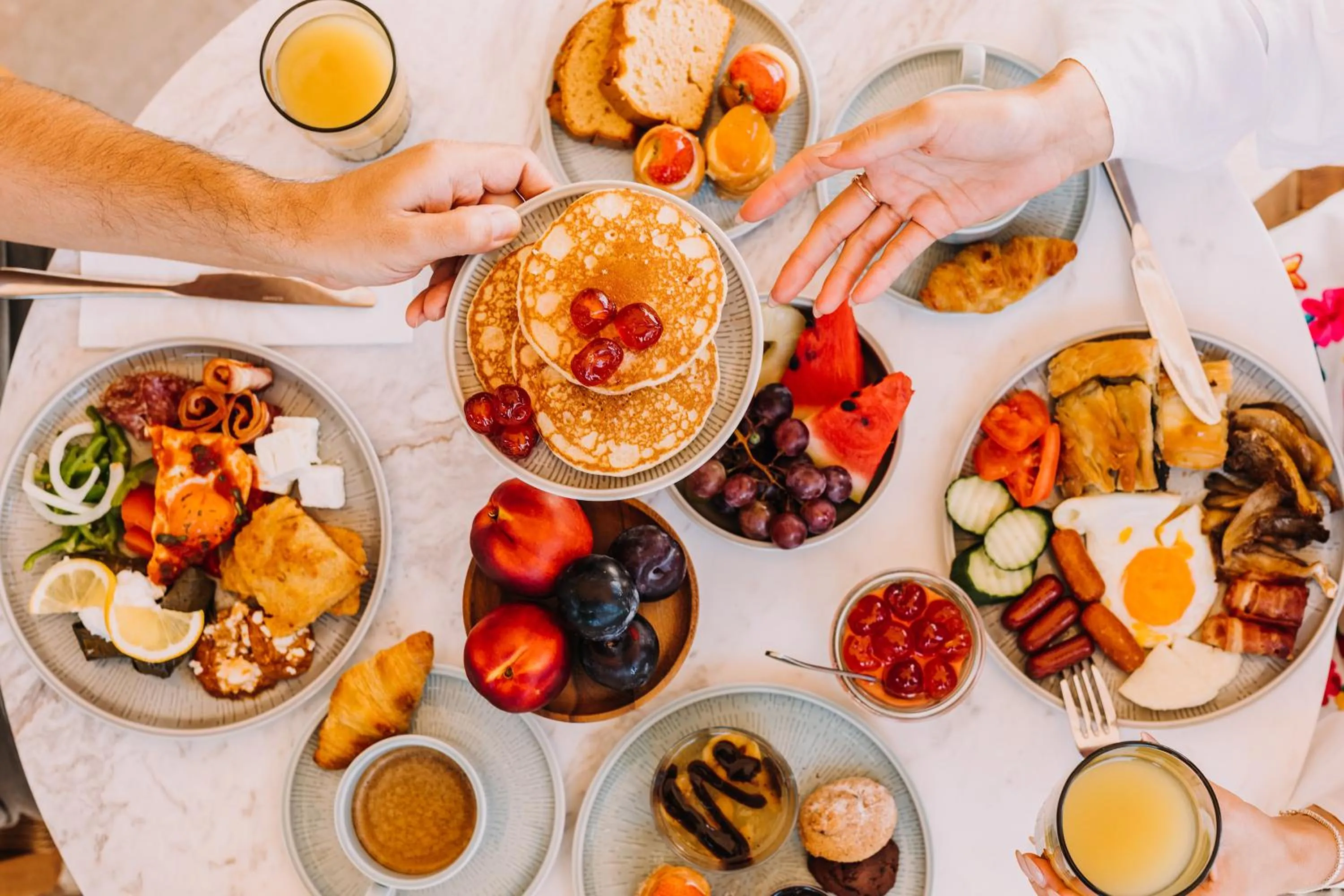 Food in Brown Beach Evia Island, All Inclusive in Eretria, a member of Brown Hotels