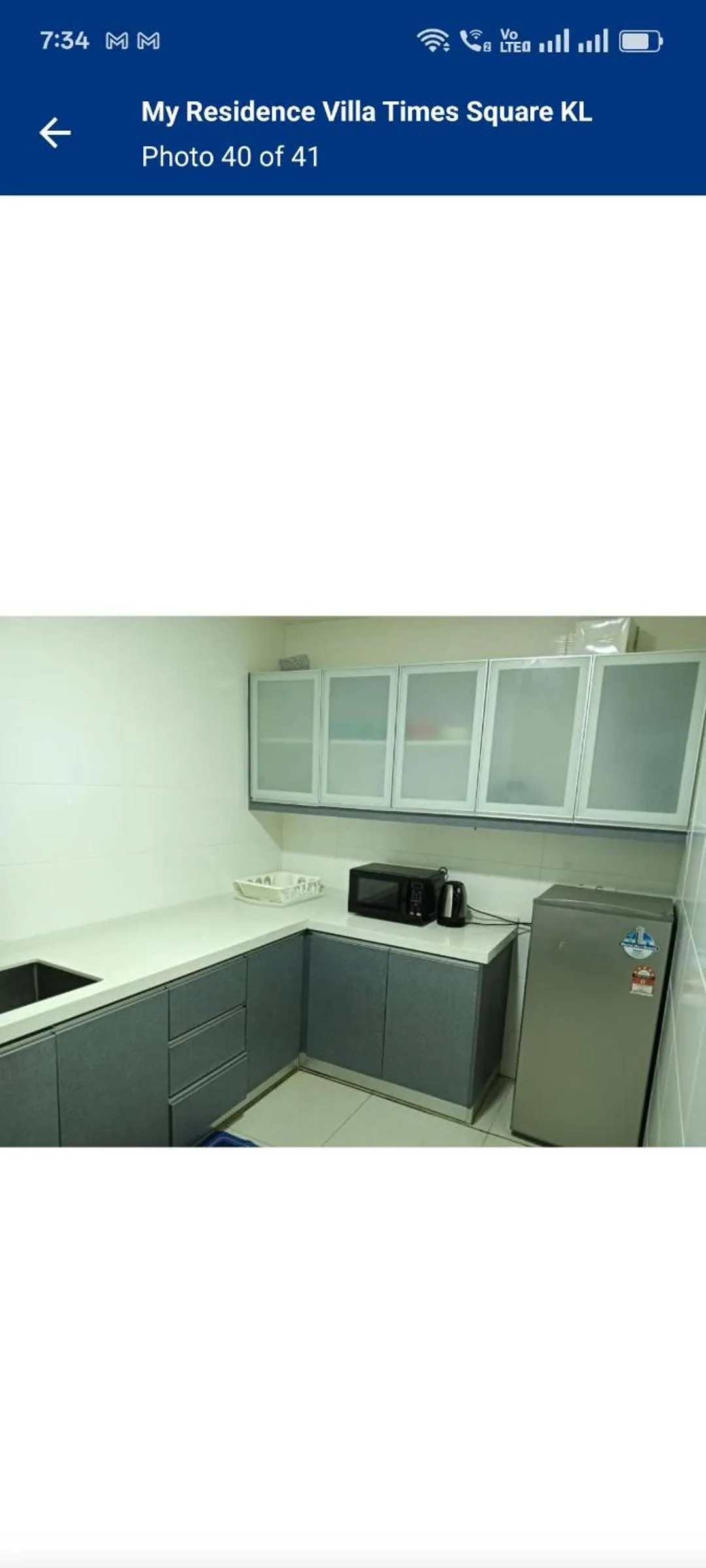 Kitchen or kitchenette in Eastern Suites Times Square KL