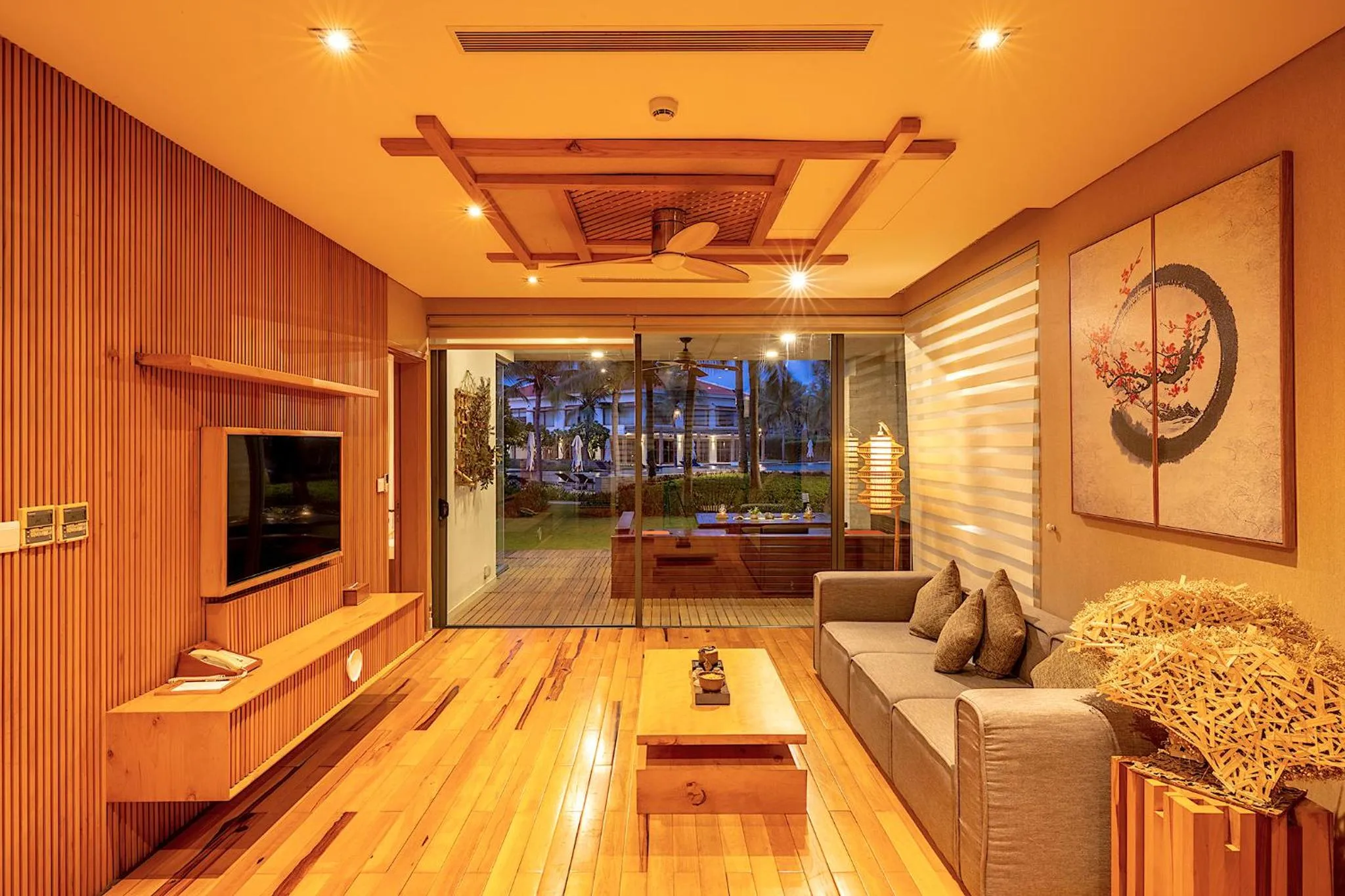 Living room in Maha Mangala Zen Garden & Residence
