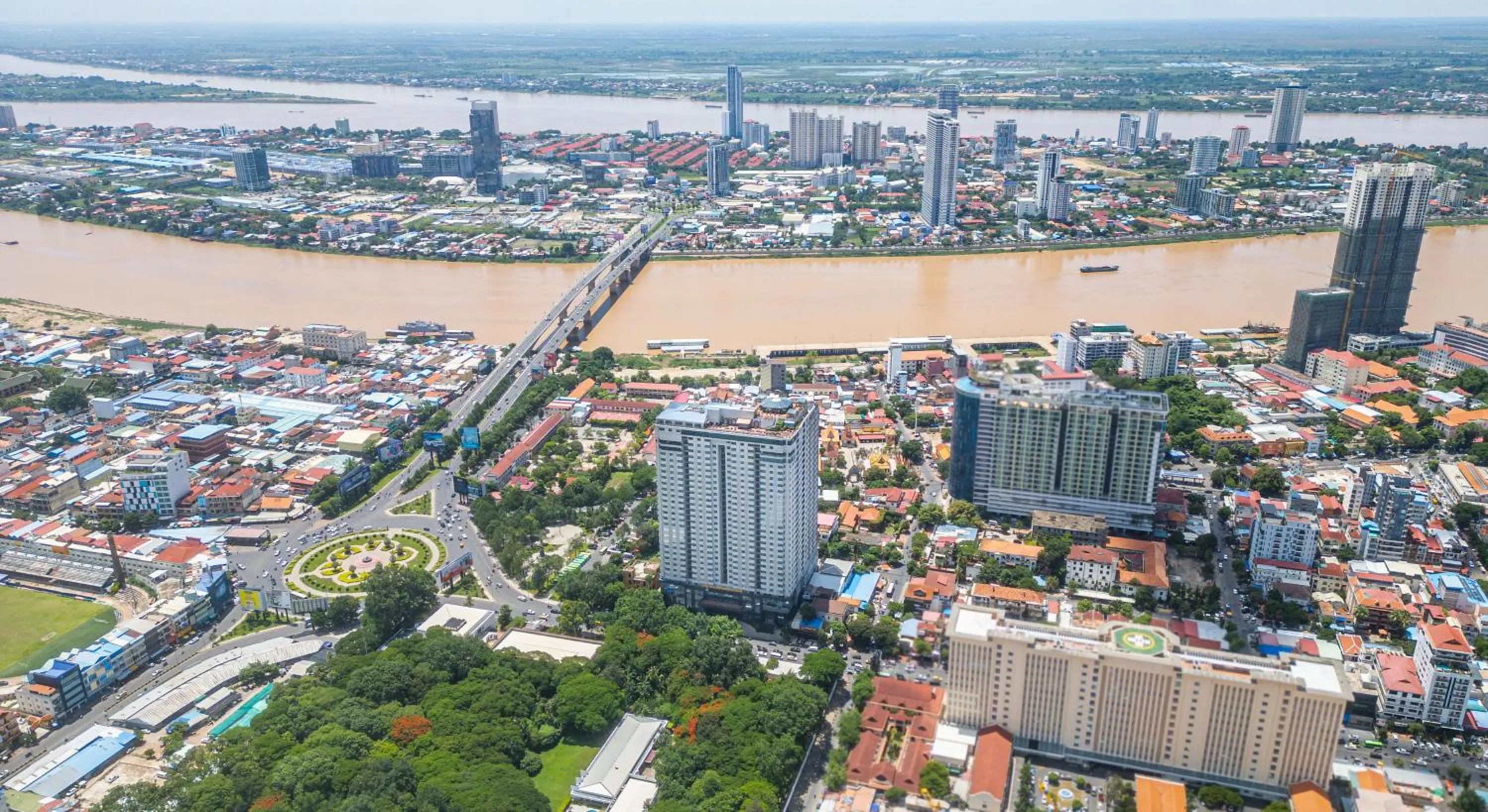 Property building in Wyndham Grand Phnom Penh Capital