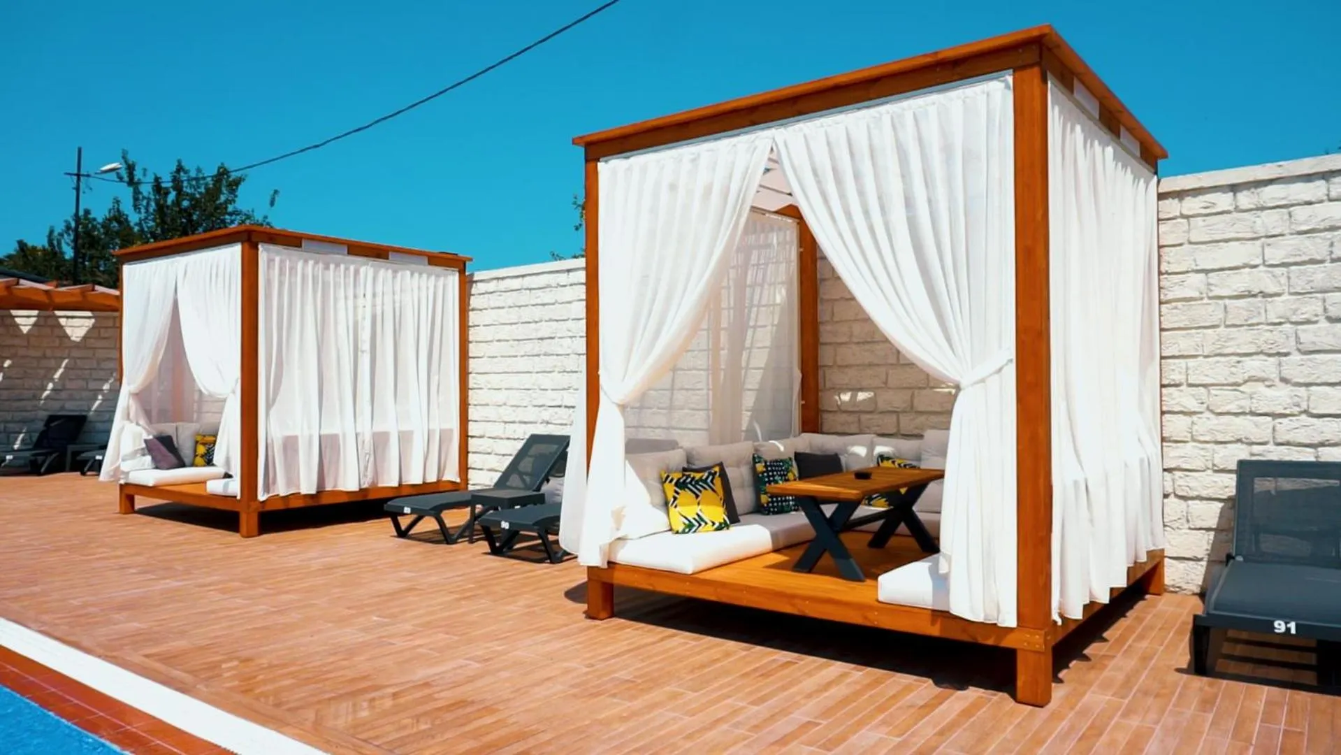 Patio in Bohem Hotel