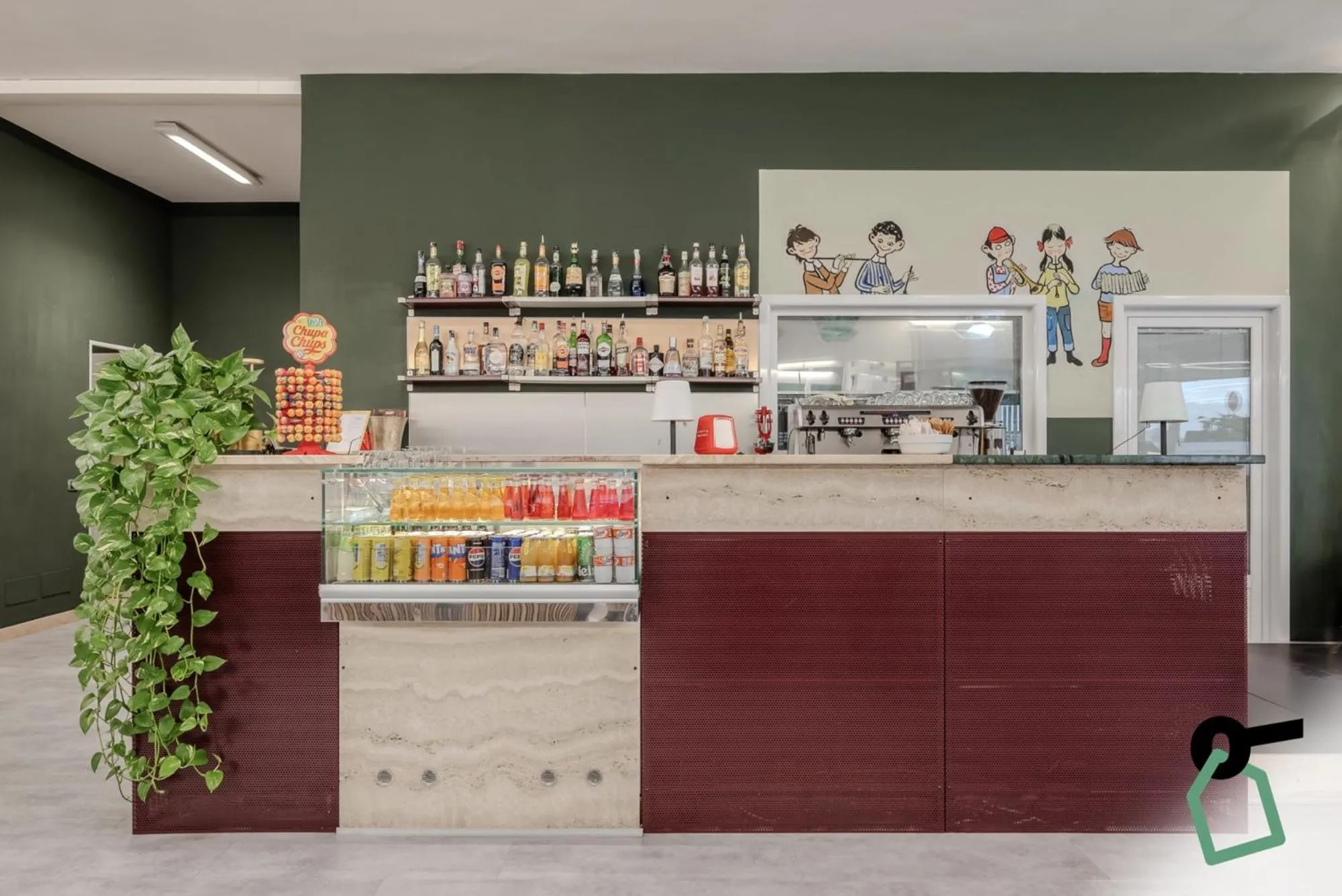 Lounge or bar in Hotiday Apartments La Spezia