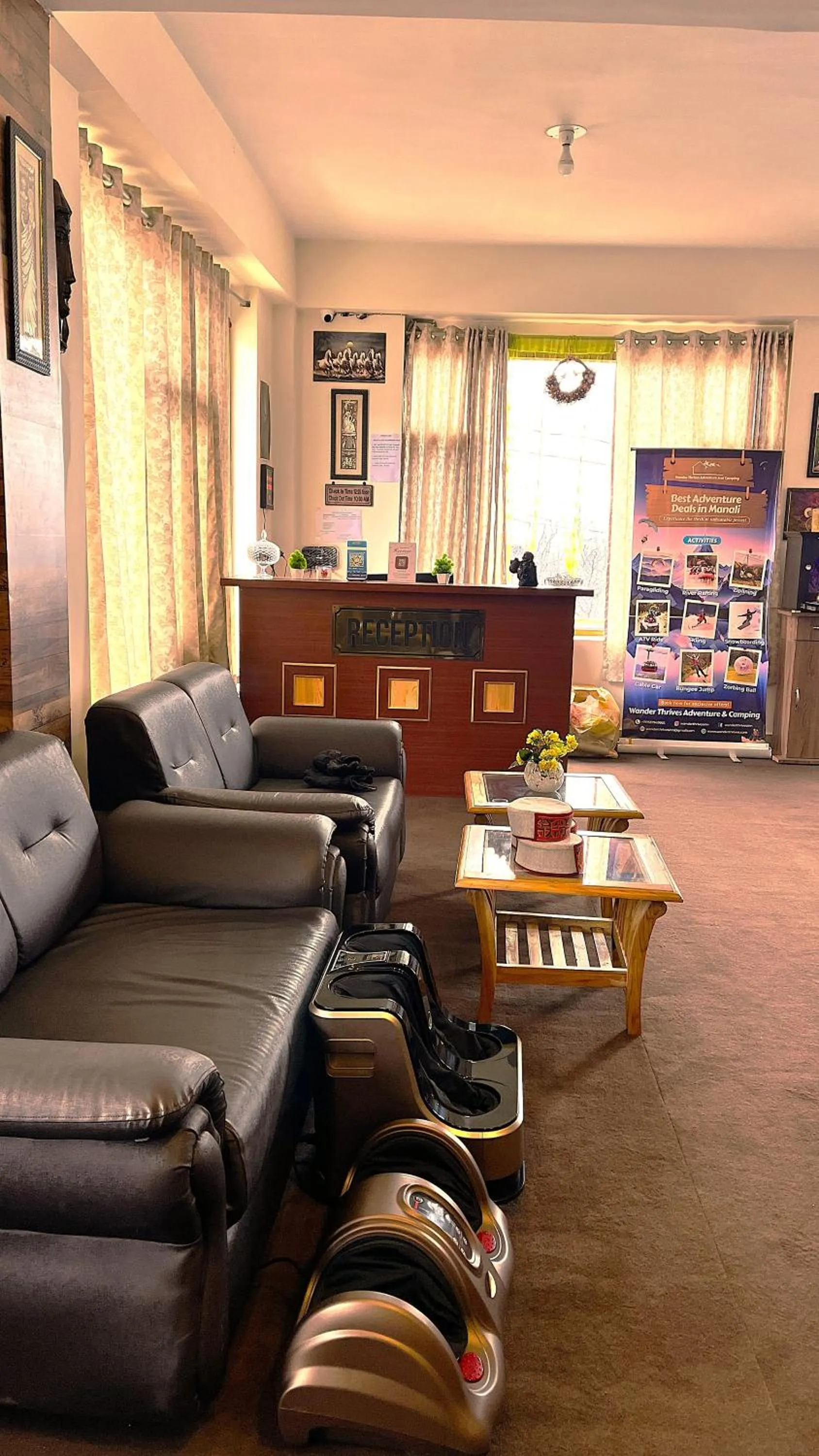 Lobby or reception in WANDER THRIVES INN By Ads Manali