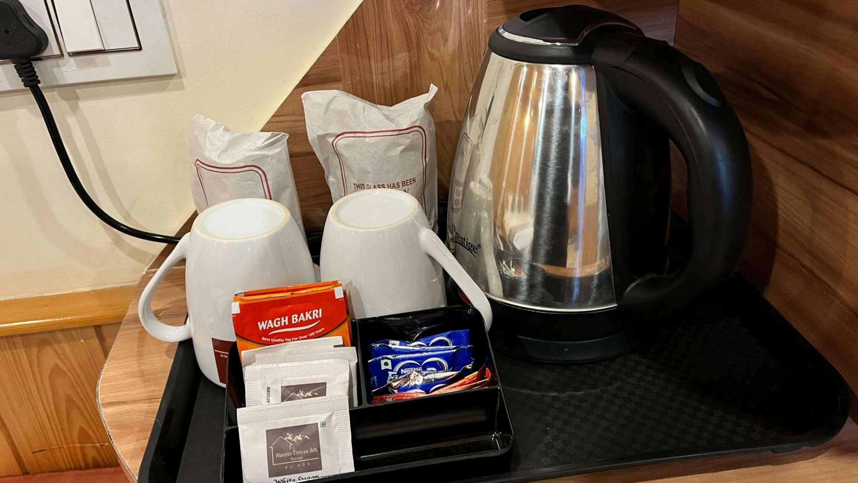 Coffee/tea facilities in WANDER THRIVES INN By Ads Manali