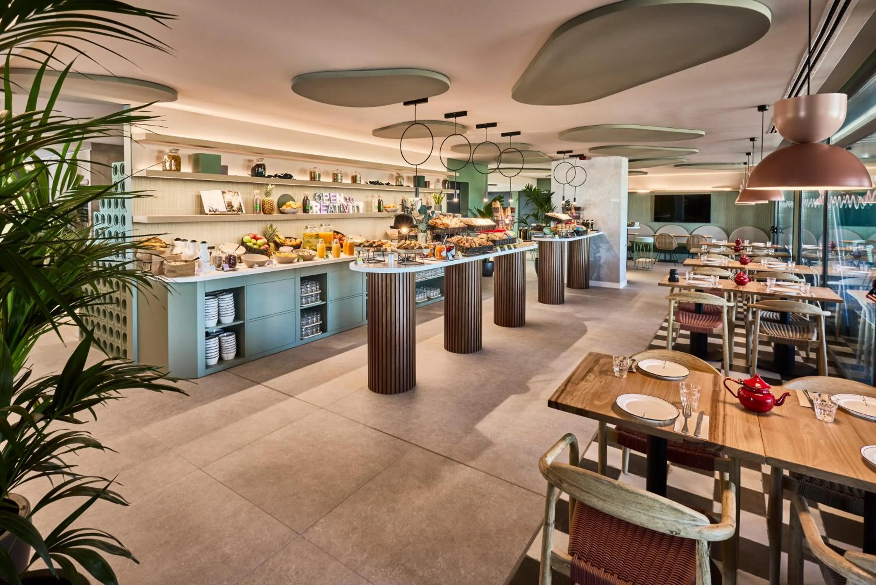 Breakfast in Ibis Styles Madrid Airport Valdebebas