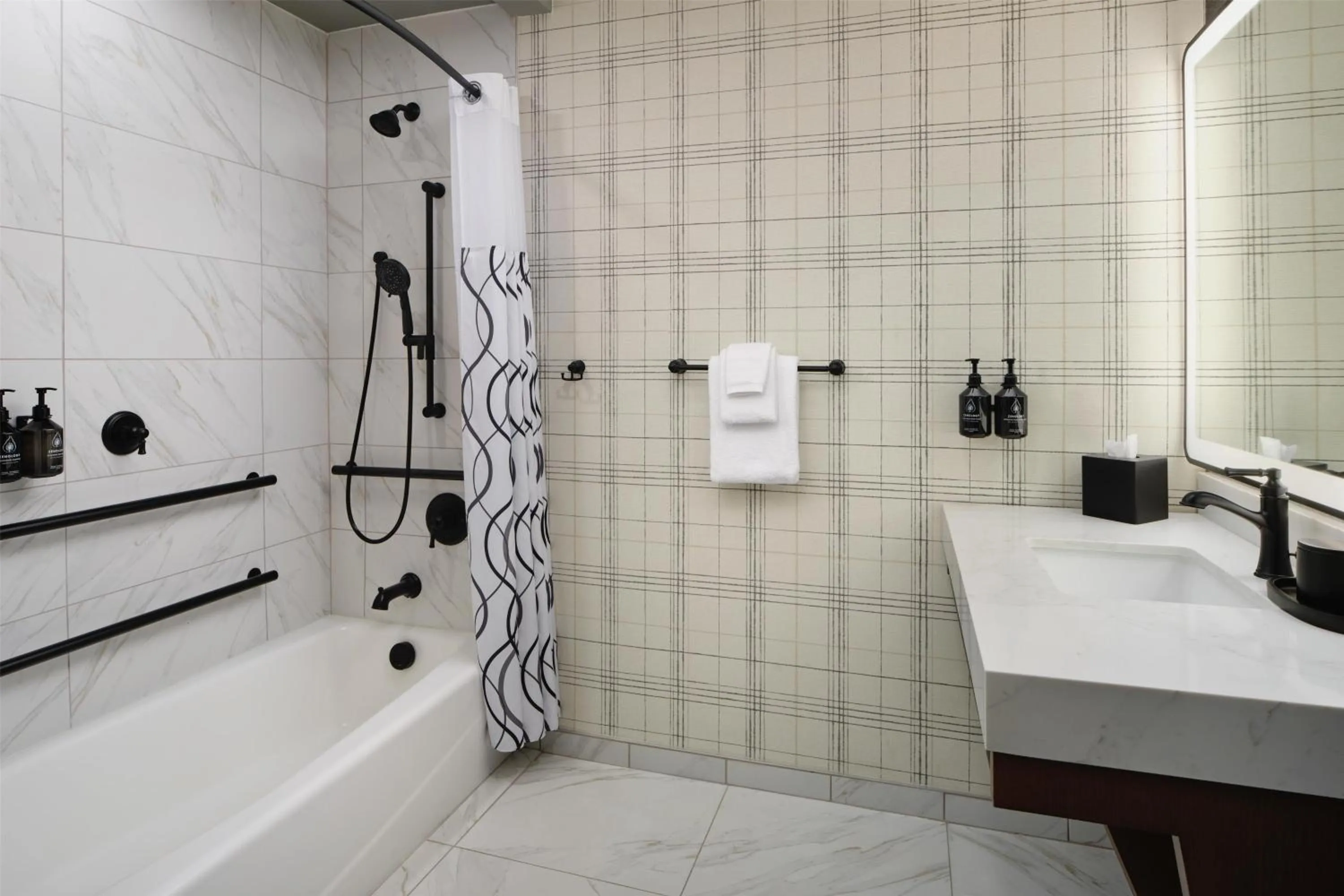 Bathroom in Tryon Riverfront Inn New Bern, Tapestry Collection By Hilton