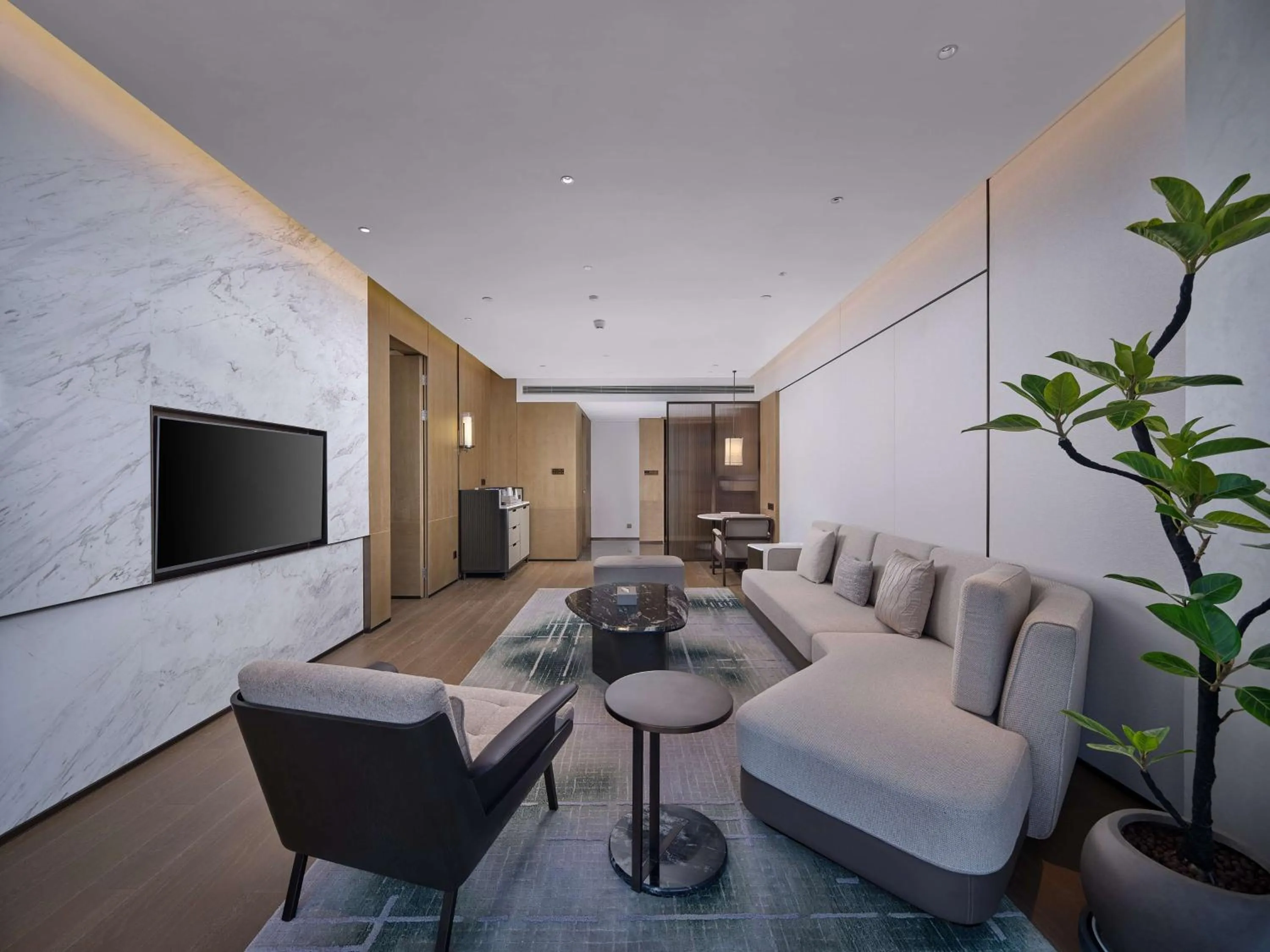 Living room in Hilton Jiashan