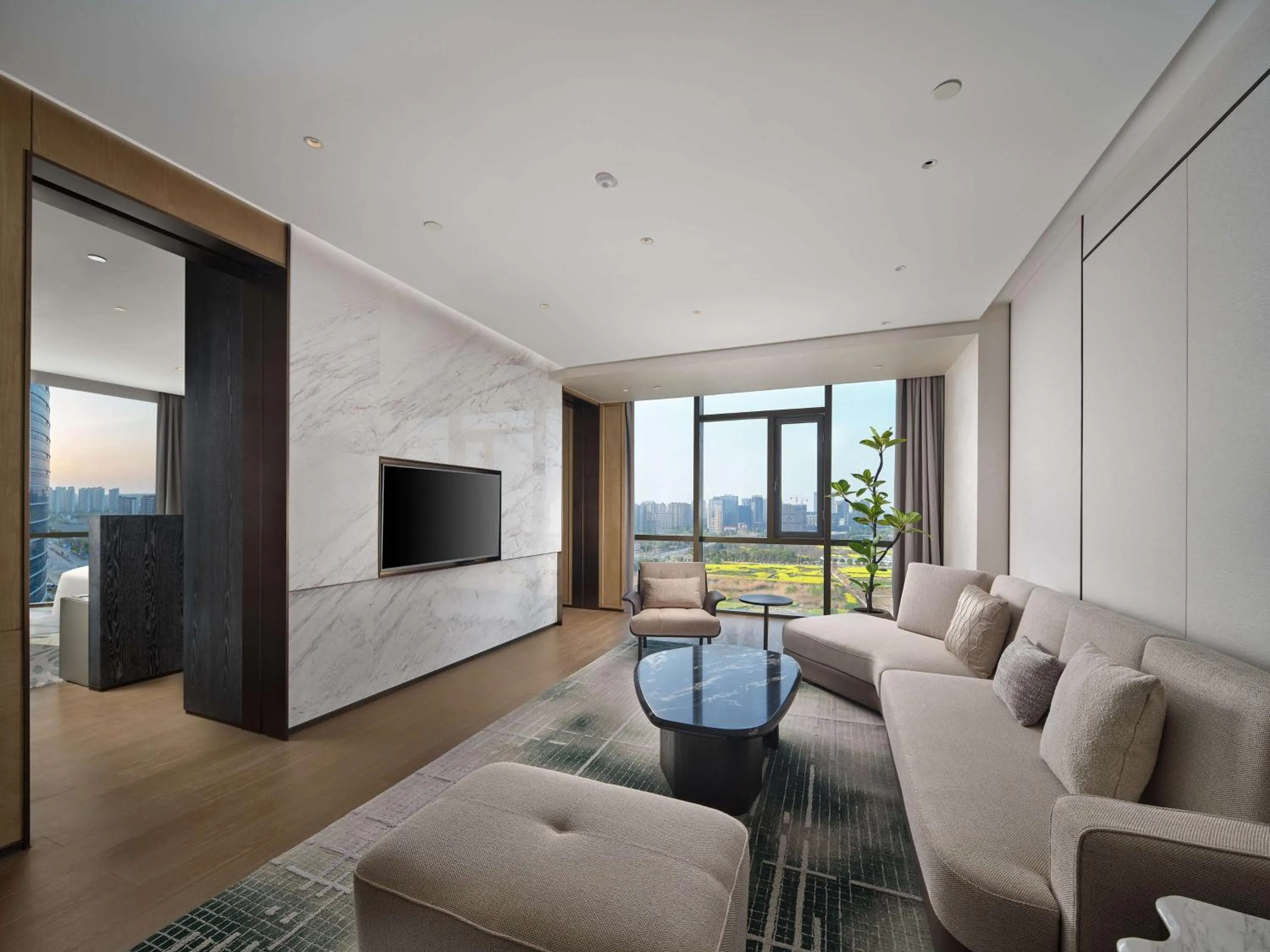 Living room in Hilton Jiashan