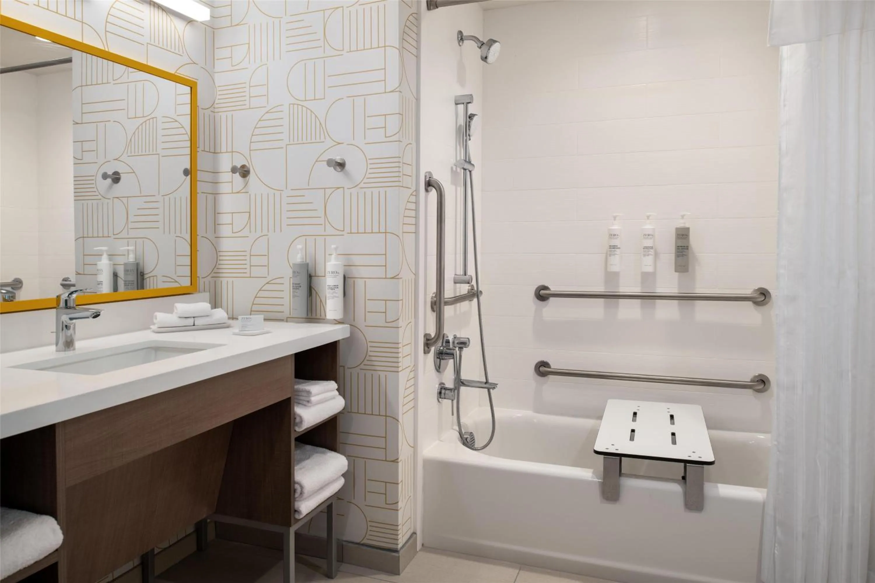 Bathroom in Home2 Suites By Hilton Woodland Sacramento