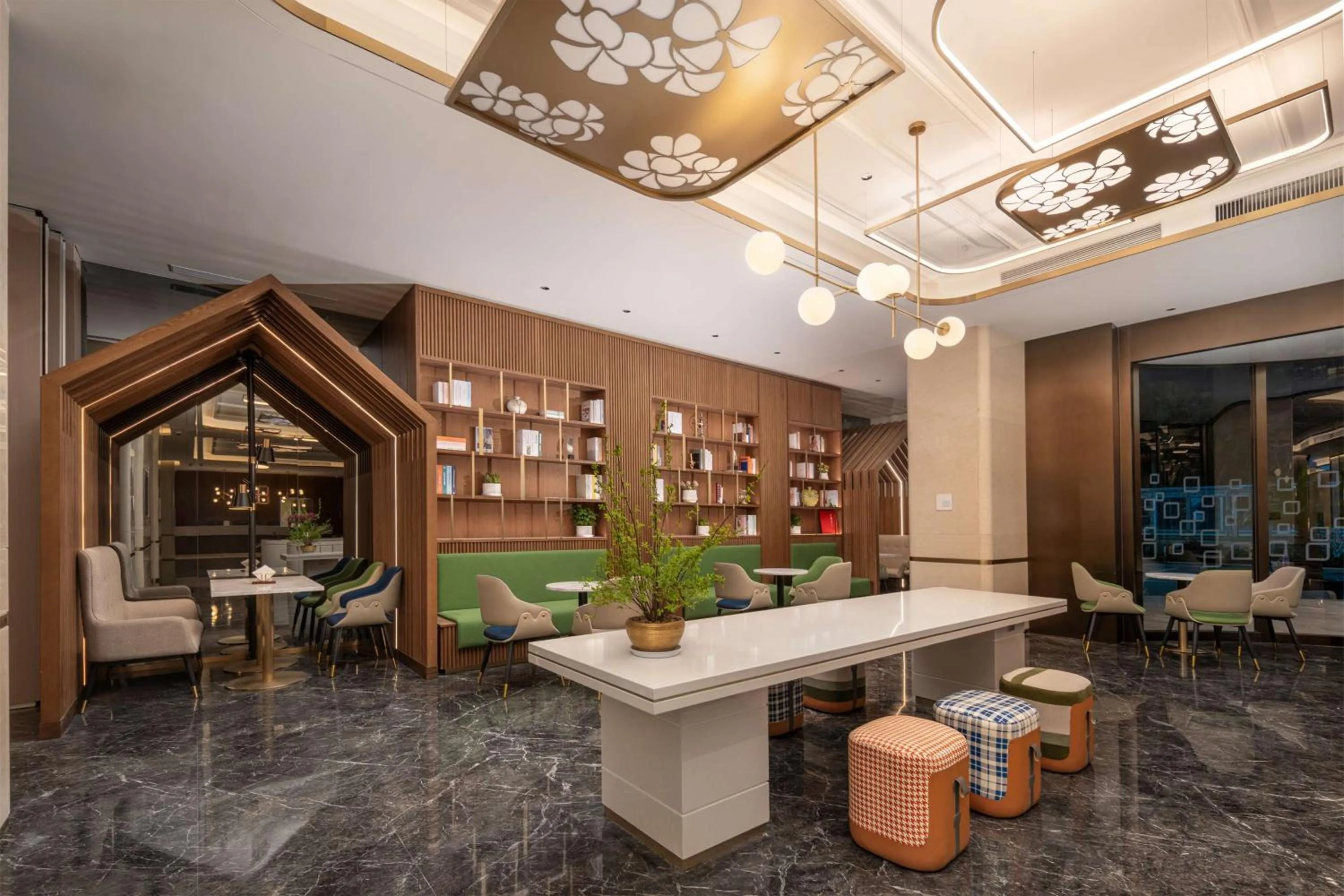 Lobby or reception in Hilton Garden Inn Suzhou Kunshan
