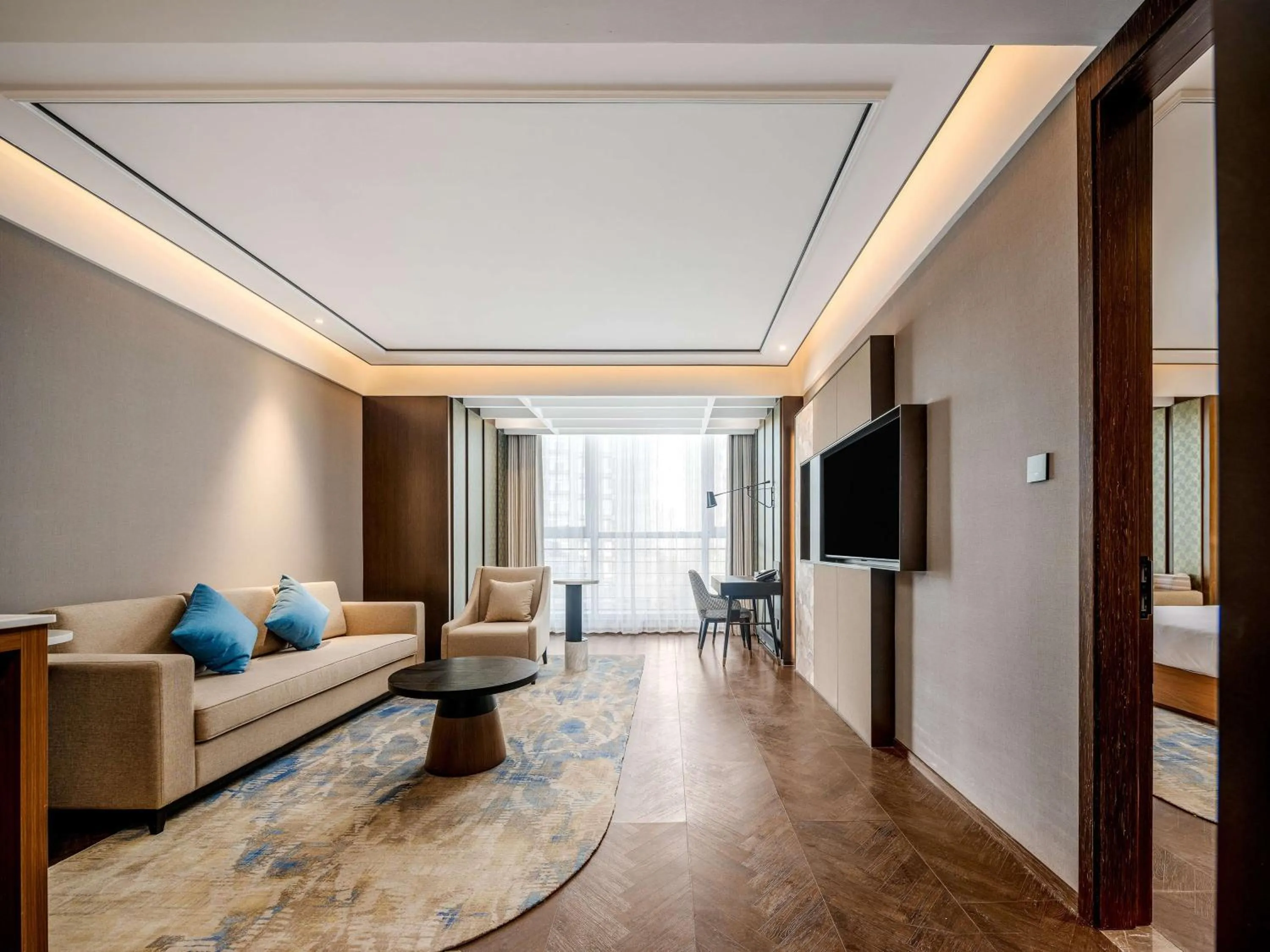 Living room in Hilton Garden Inn Beijing Guomao