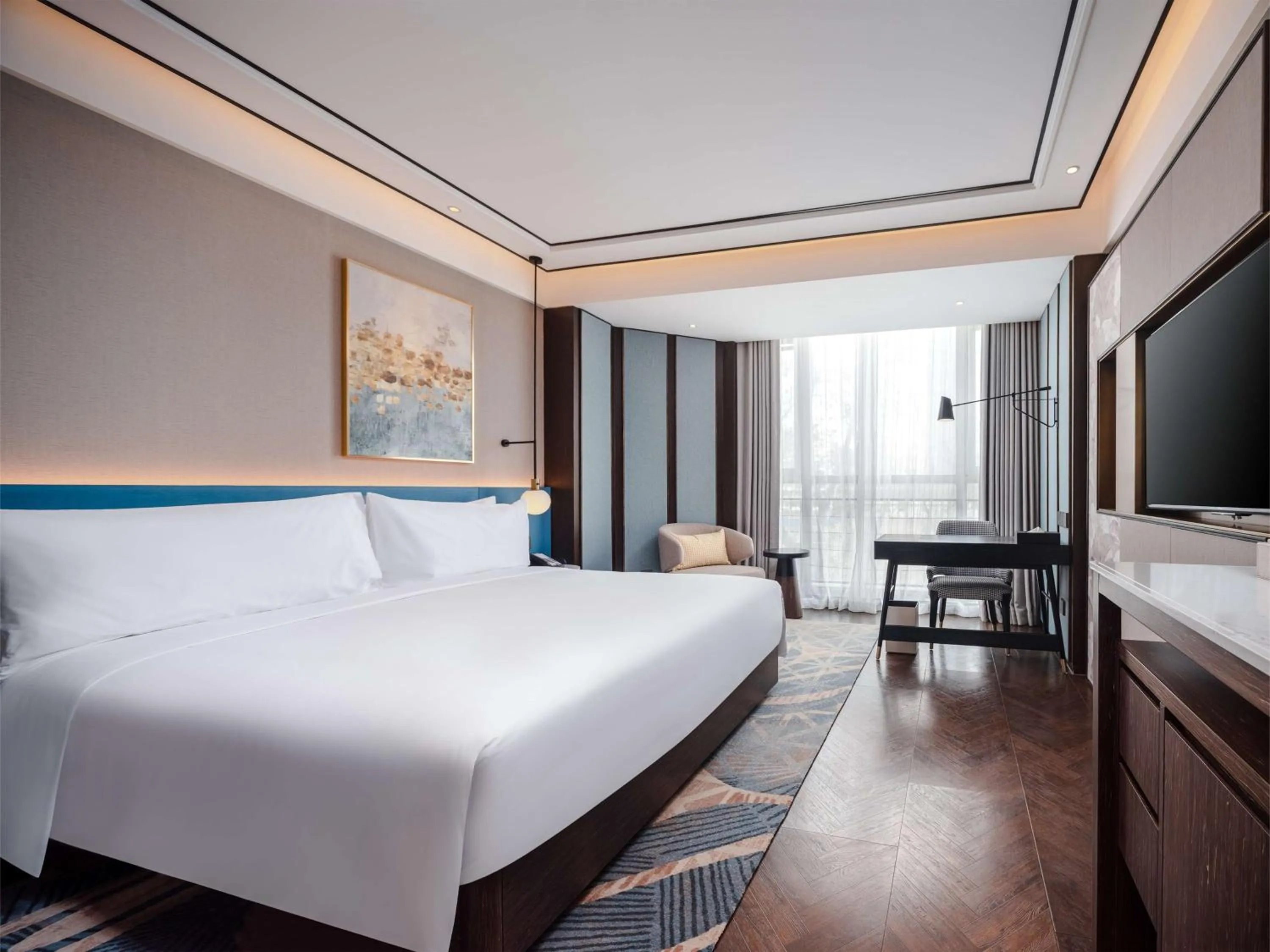 Bed in Hilton Garden Inn Beijing Guomao