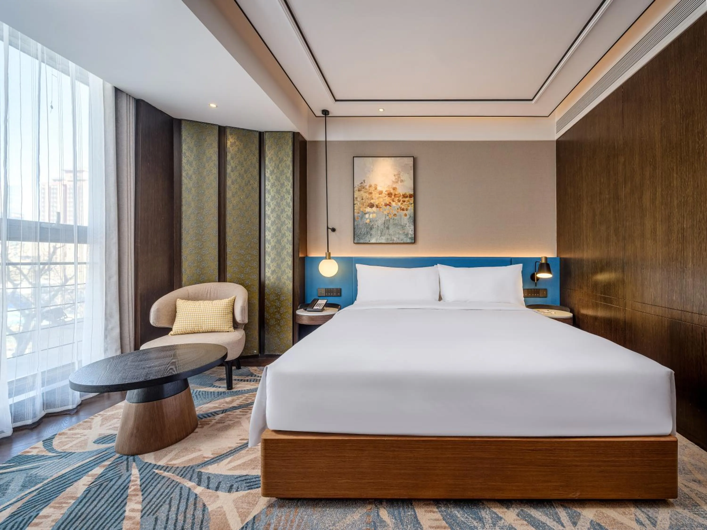 Bedroom, Bed in Hilton Garden Inn Beijing Guomao