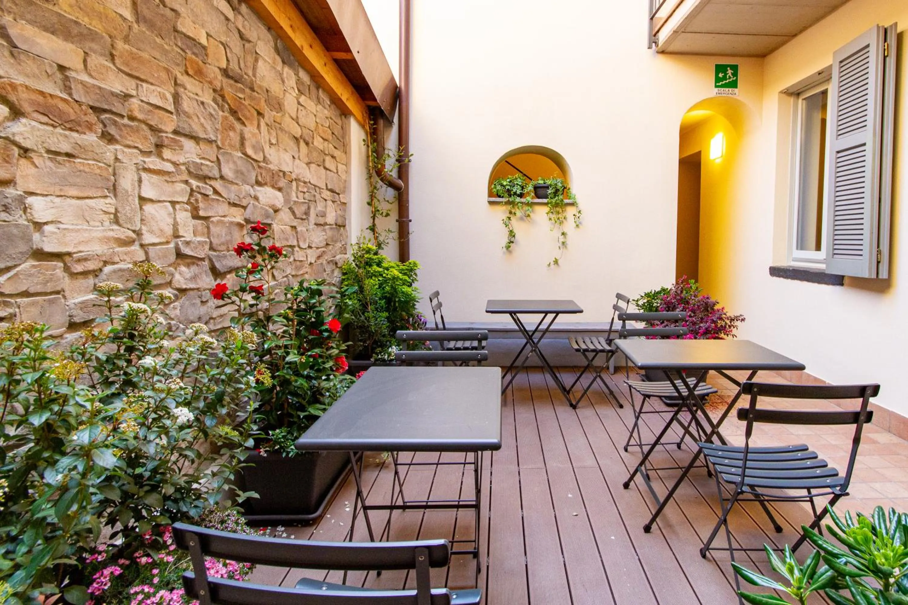 Patio in Albergo del Duca