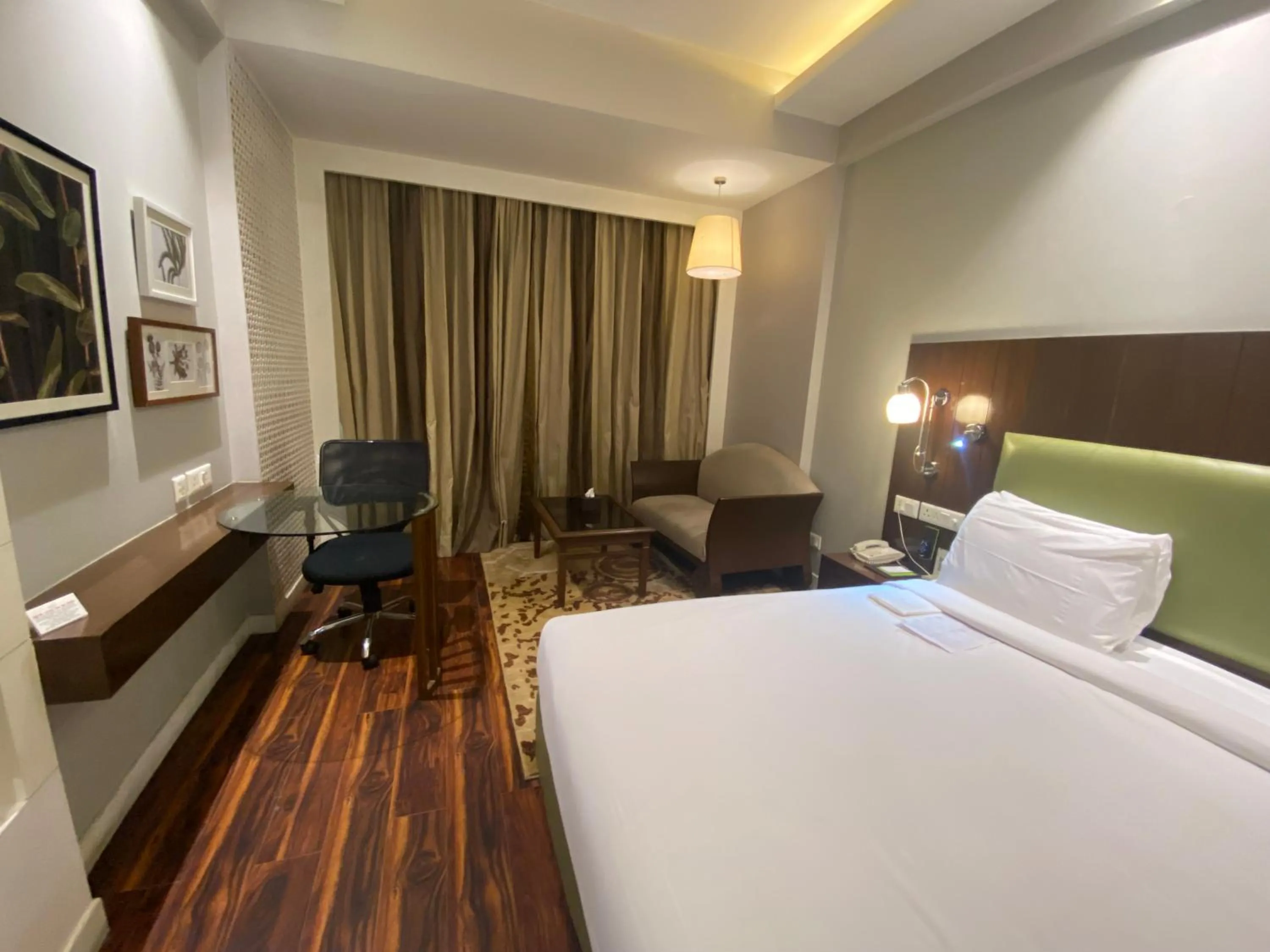 Seating area, Bed in Country Inn & Suites By Radisson Jammu