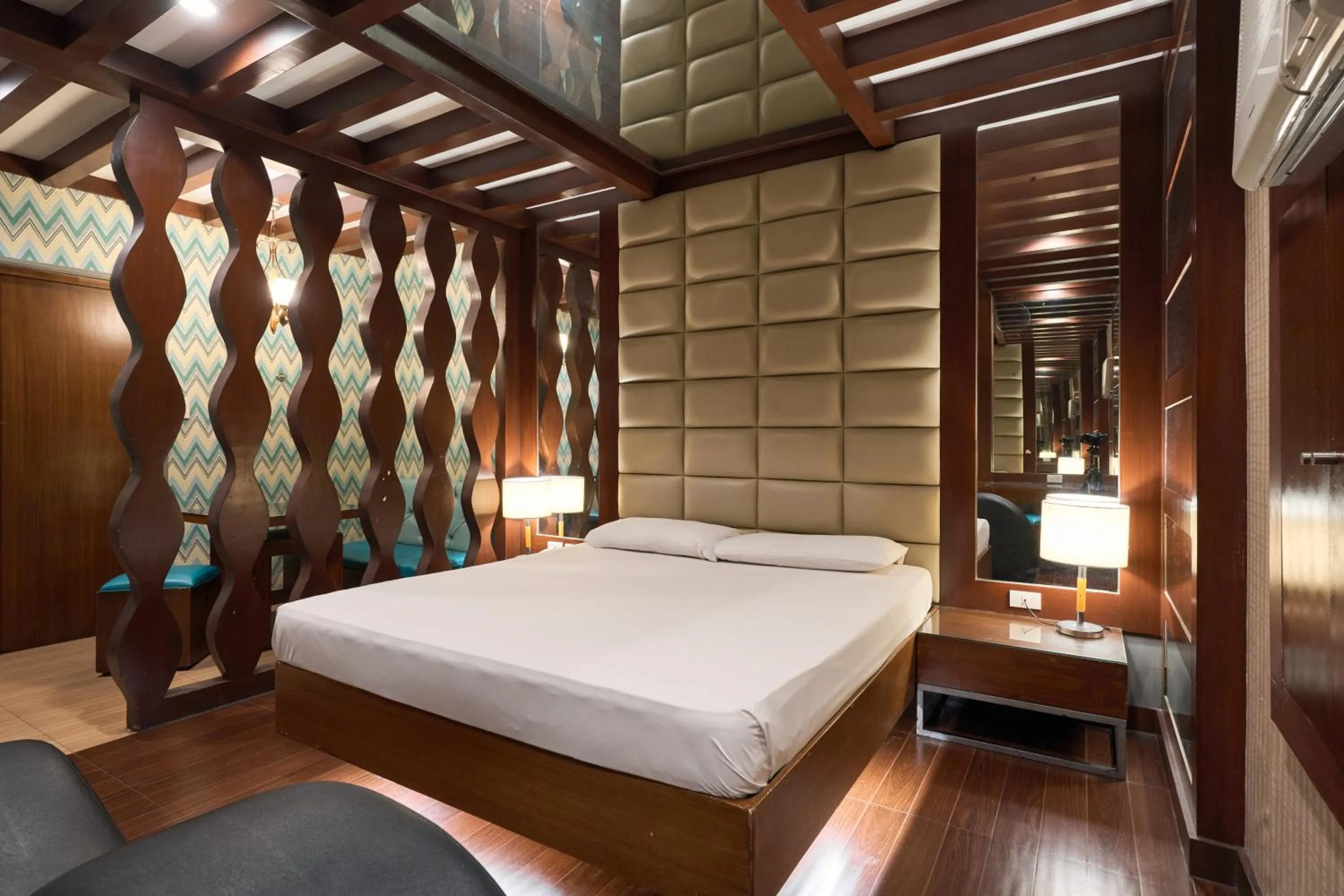 Bedroom, Bed in Victoria Court Malabon