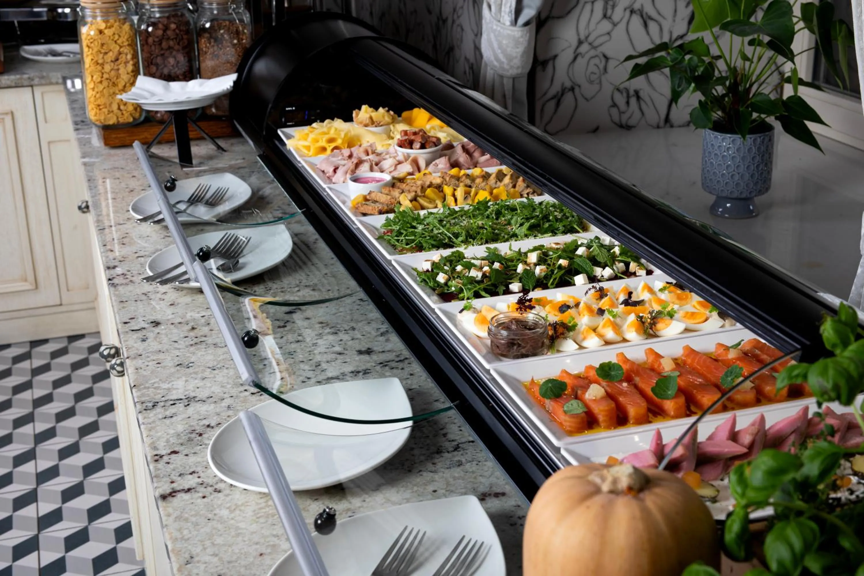 Breakfast in Relais & Châteaux Hotel Quadrille - Adults Only