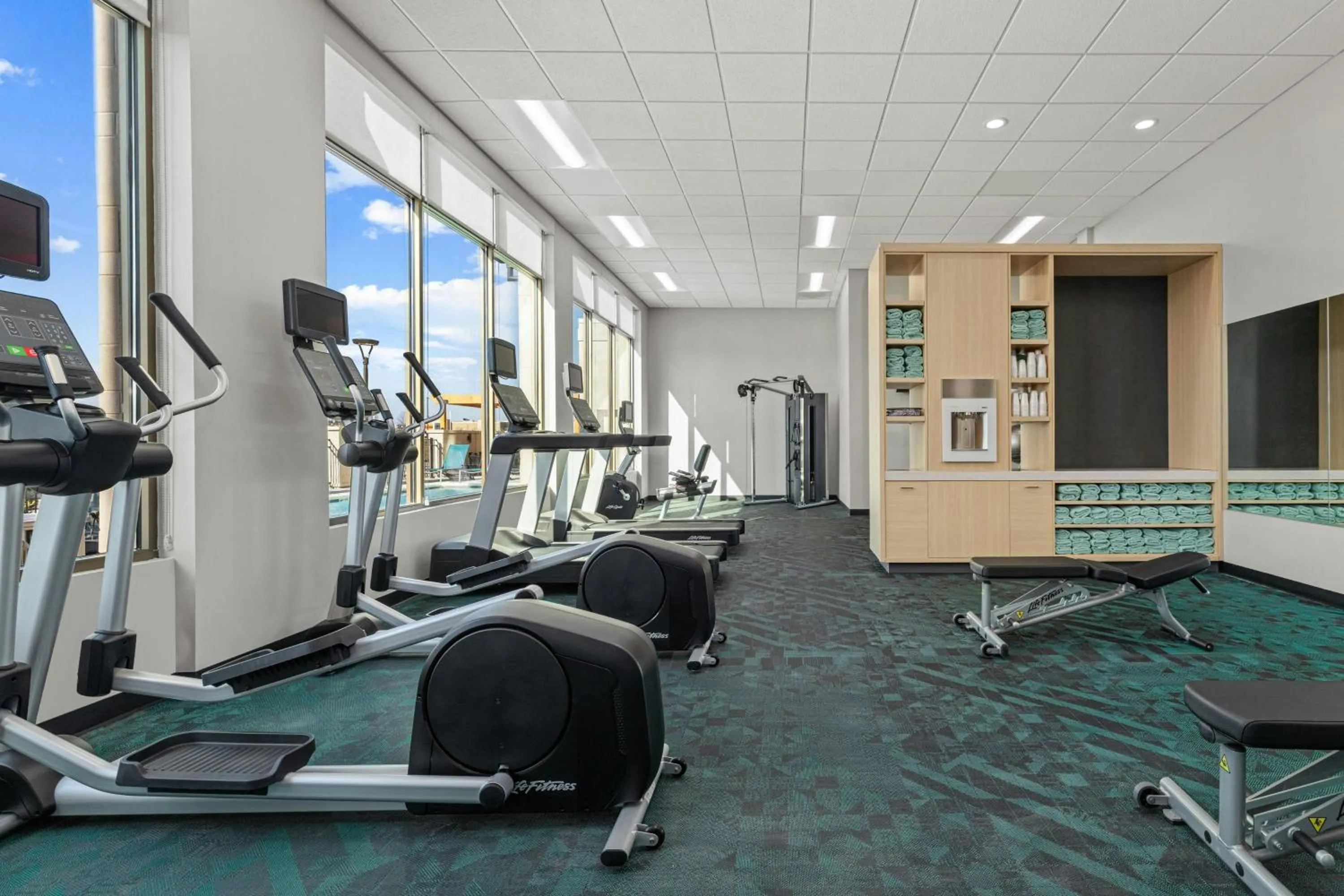 Fitness centre/facilities in TownePlace Suites by Marriott Murfreesboro