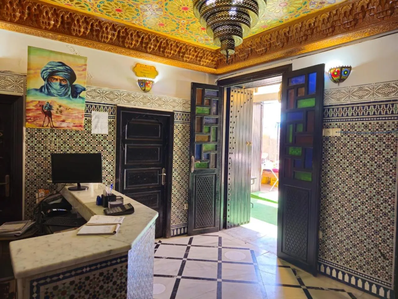Lobby or reception in Riad Bab Fes Suite &Spa