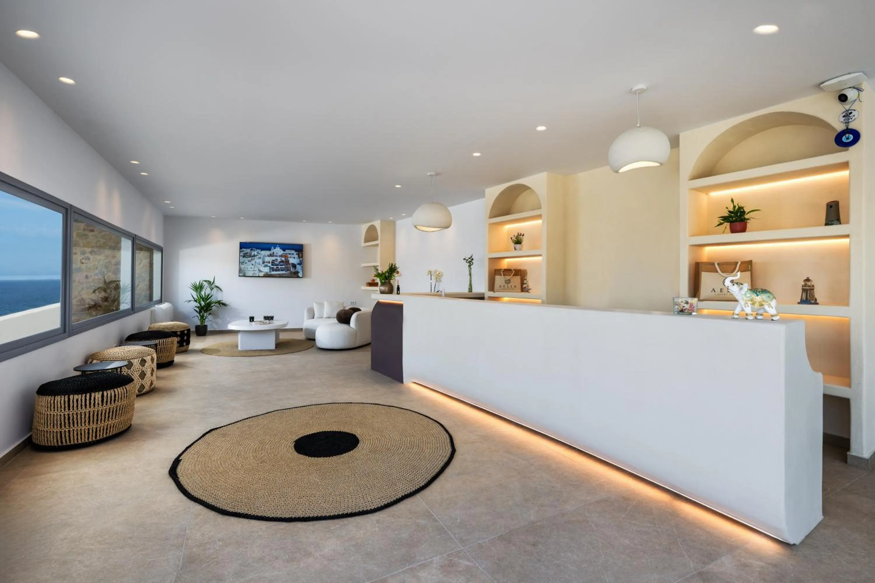 Lobby or reception in Aelia Thalassa