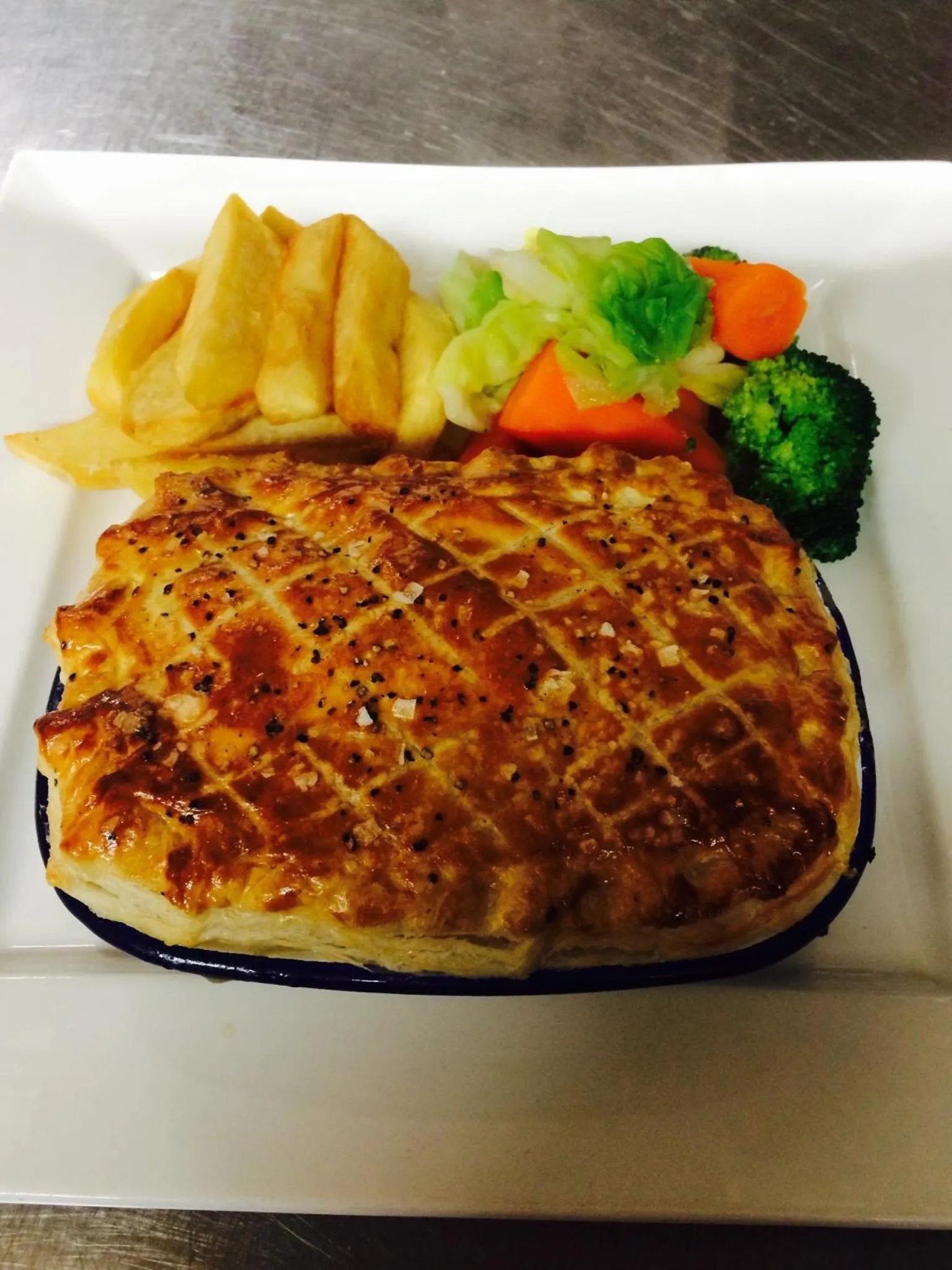 Food close-up in The Crown Inn