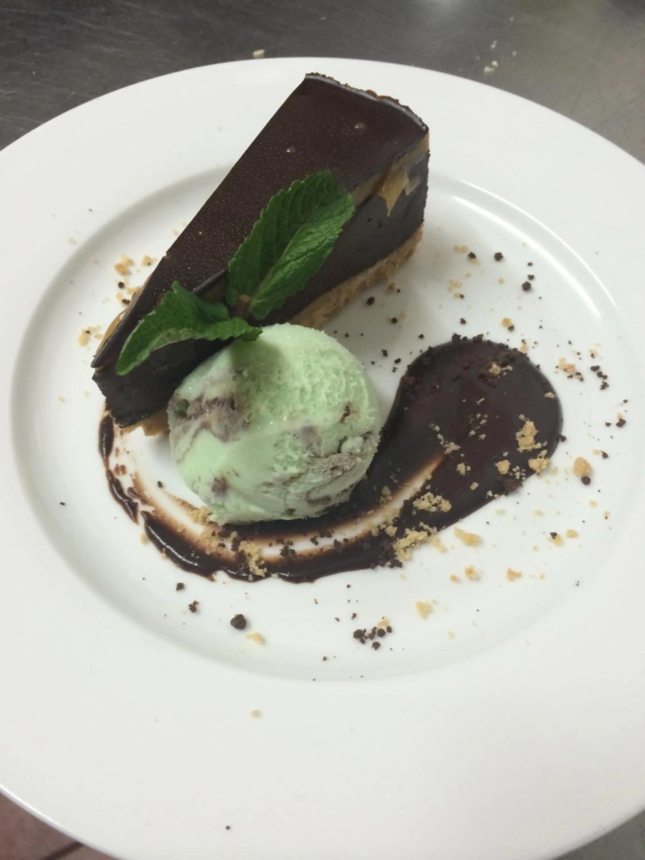 Food close-up in The Crown Inn