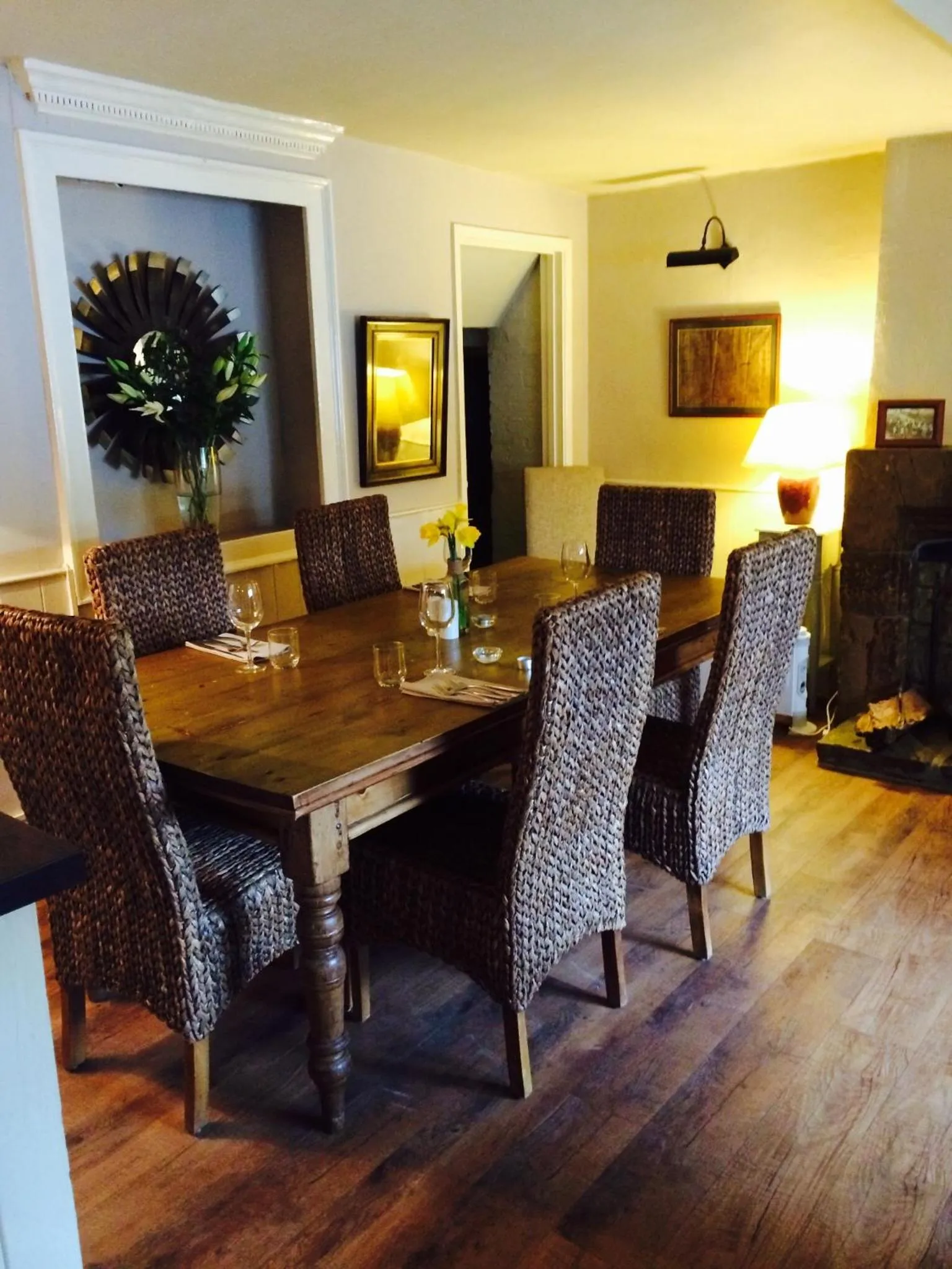 Dining area in The Crown Inn