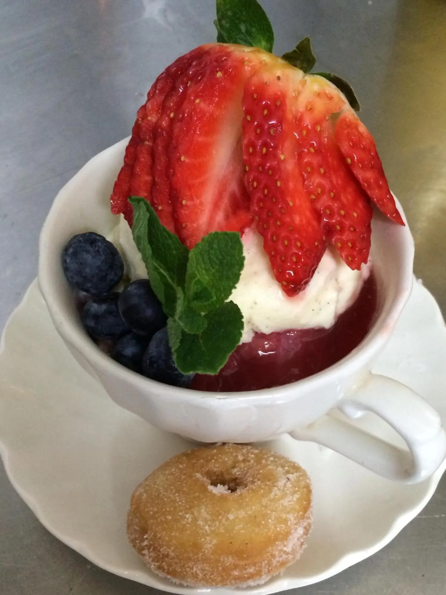 Food close-up in The Crown Inn