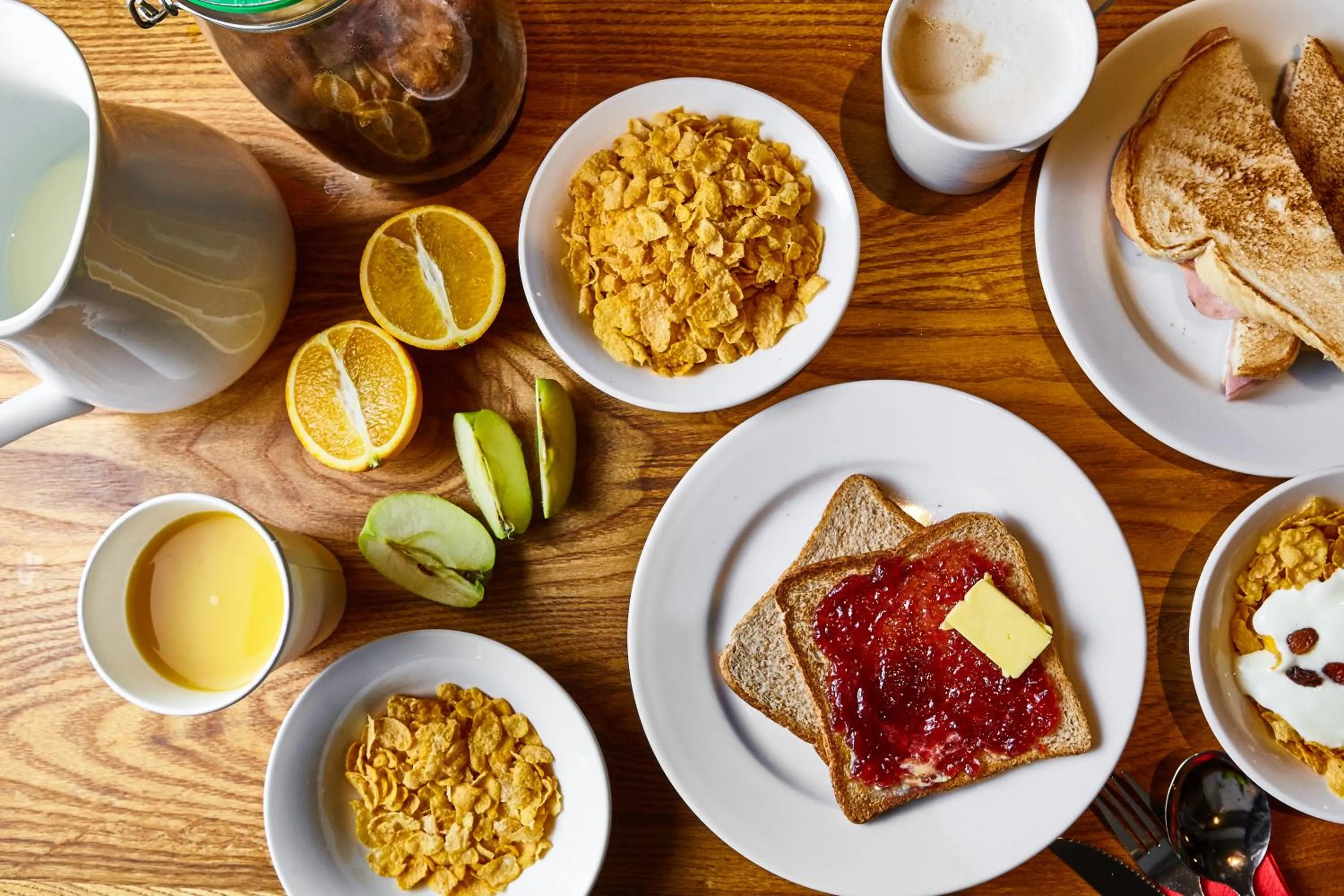 Buffet breakfast in St Christopher's Inn London Bridge - Oasis Female Only