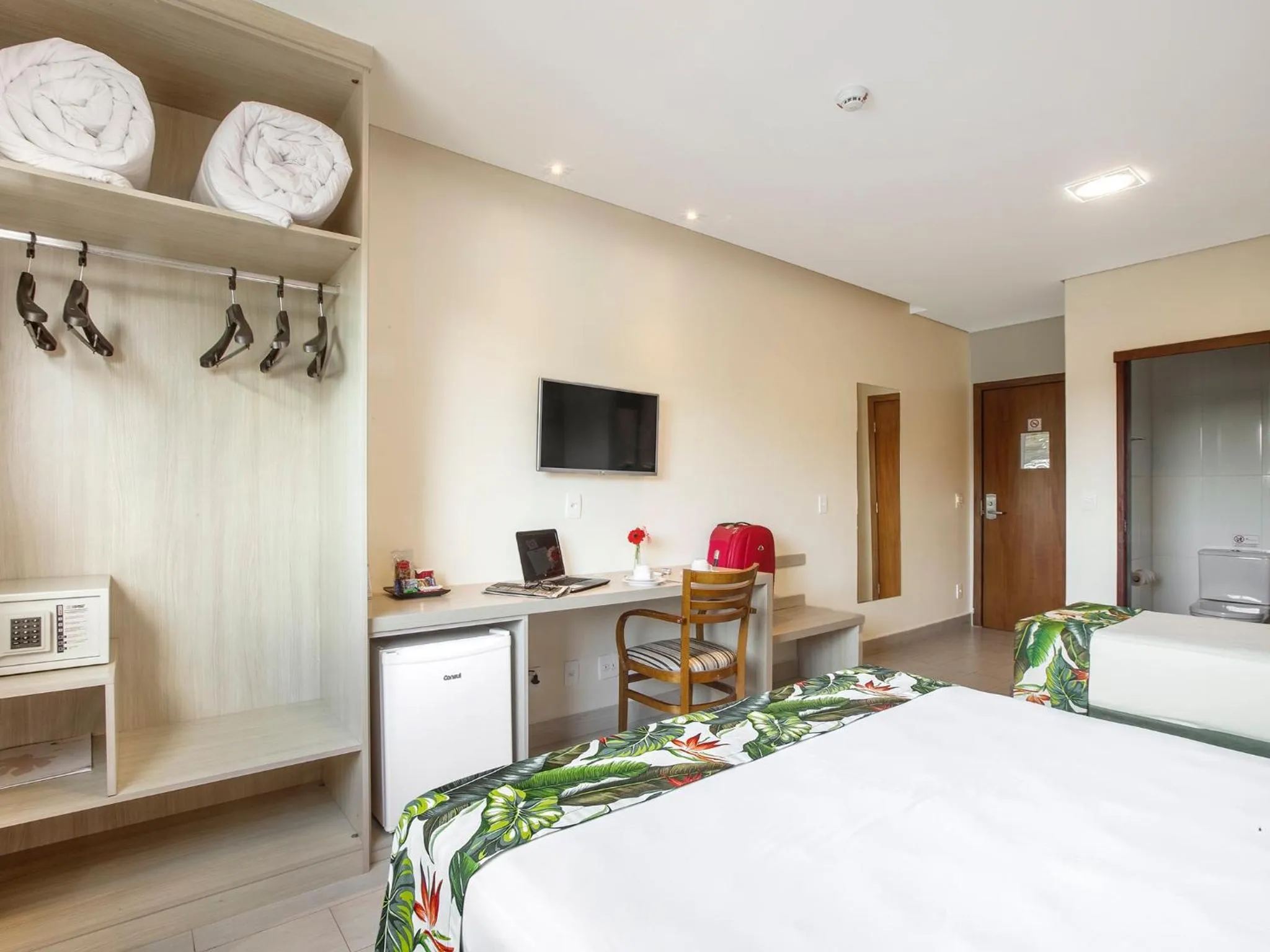 Bedroom, Bed in Valinhos Plaza Hotel