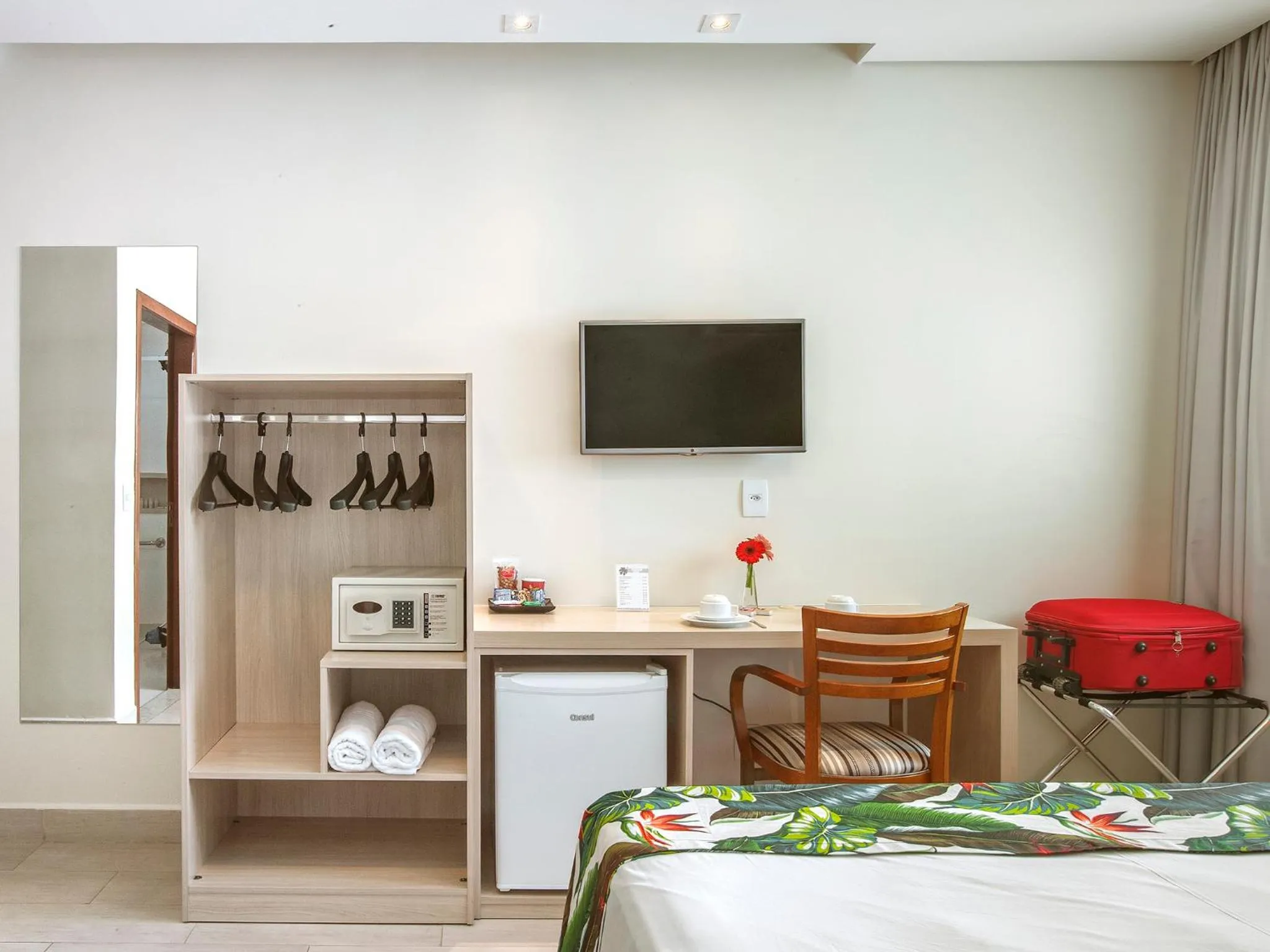 Bedroom, Bed in Valinhos Plaza Hotel