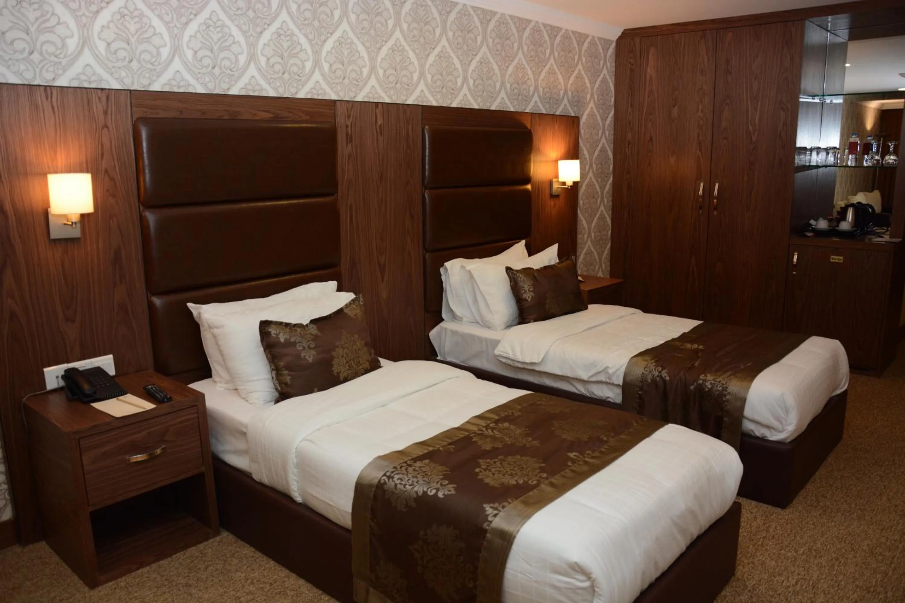 Bed in Ankawa Royal Hotel & Spa