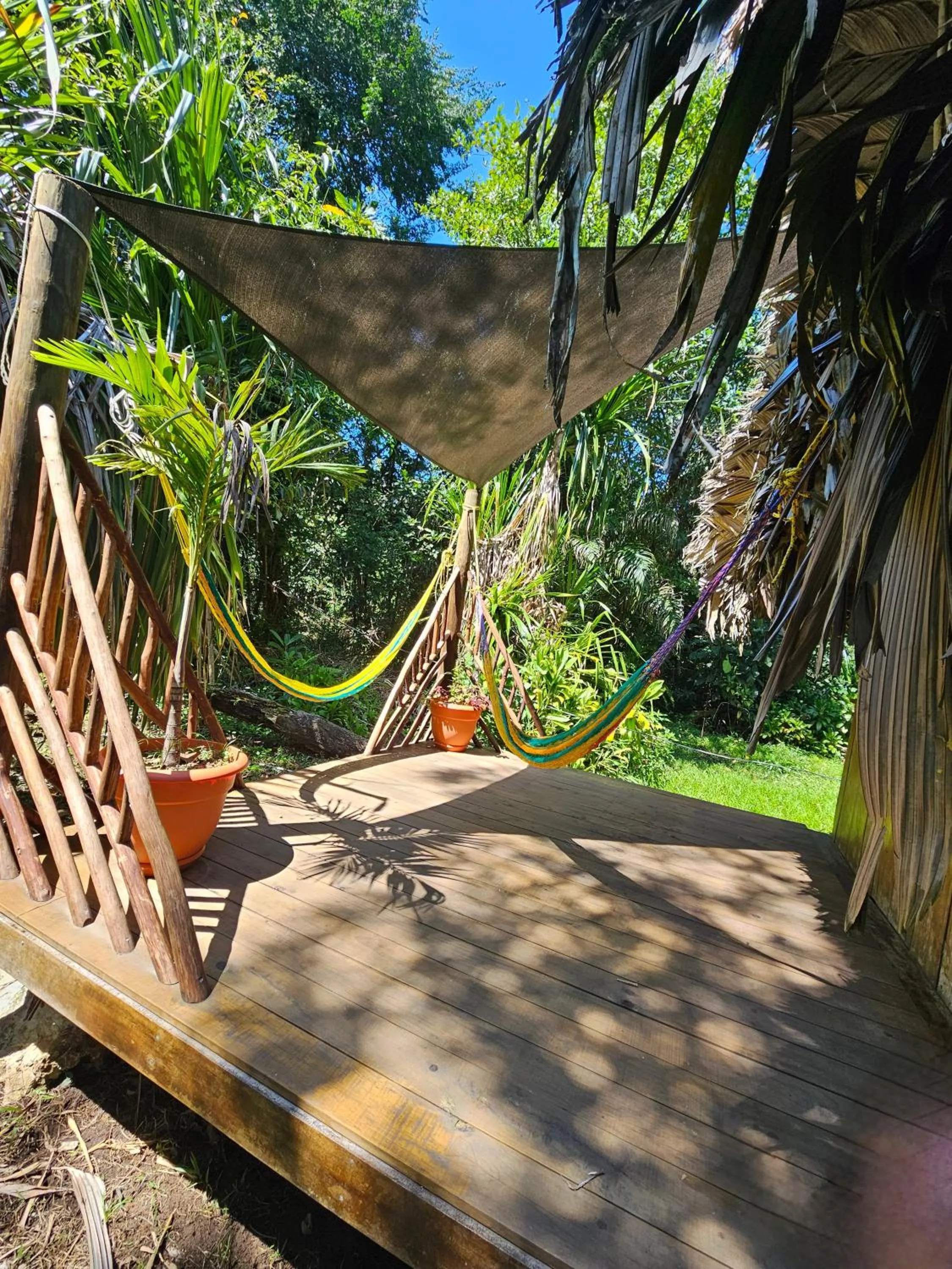 Patio in El Hotelito Perdido