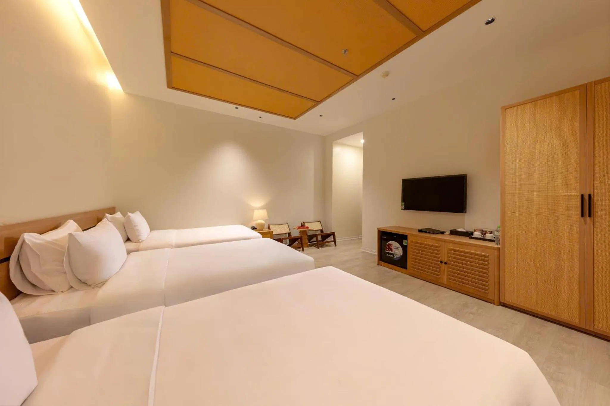 Bed in Green Bay Hotel Ninh Bình