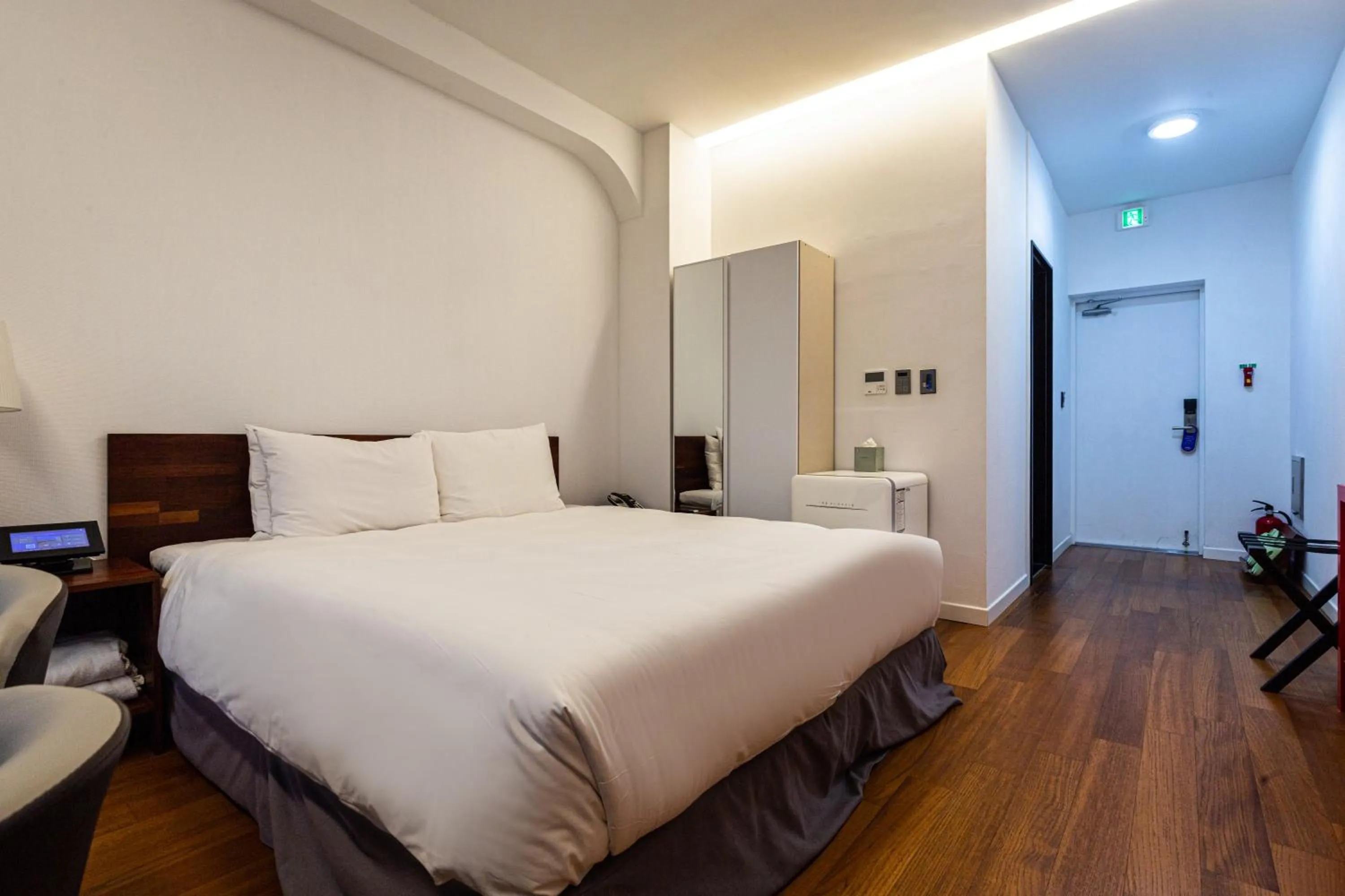 Bed in Libentia Hotel & Poolvilla