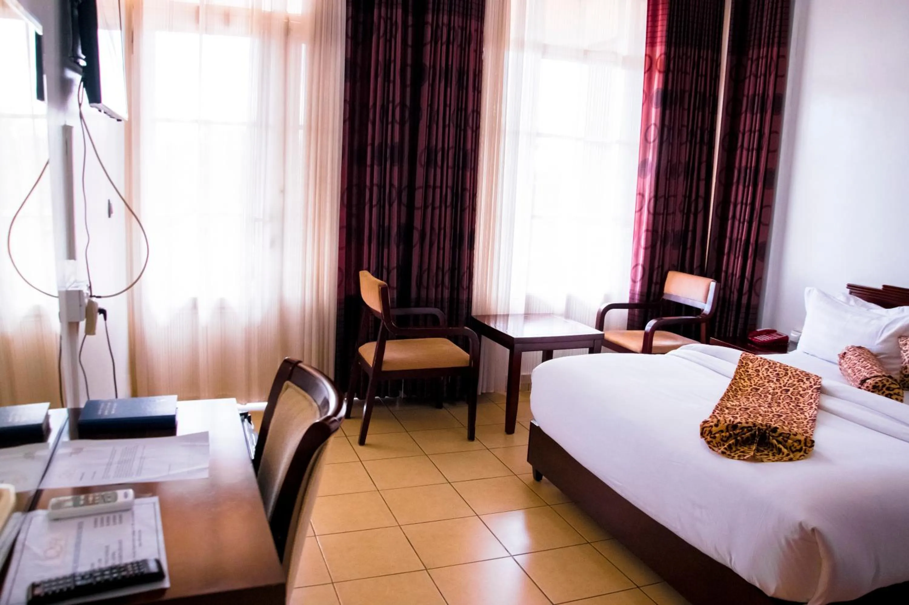 Bed in Quiet Haven Hotel