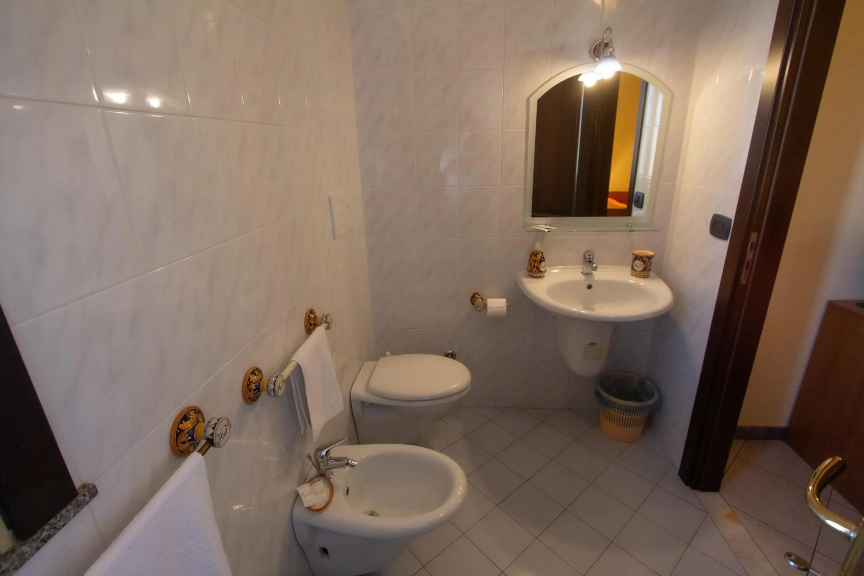 Bathroom in Hotel Merlino