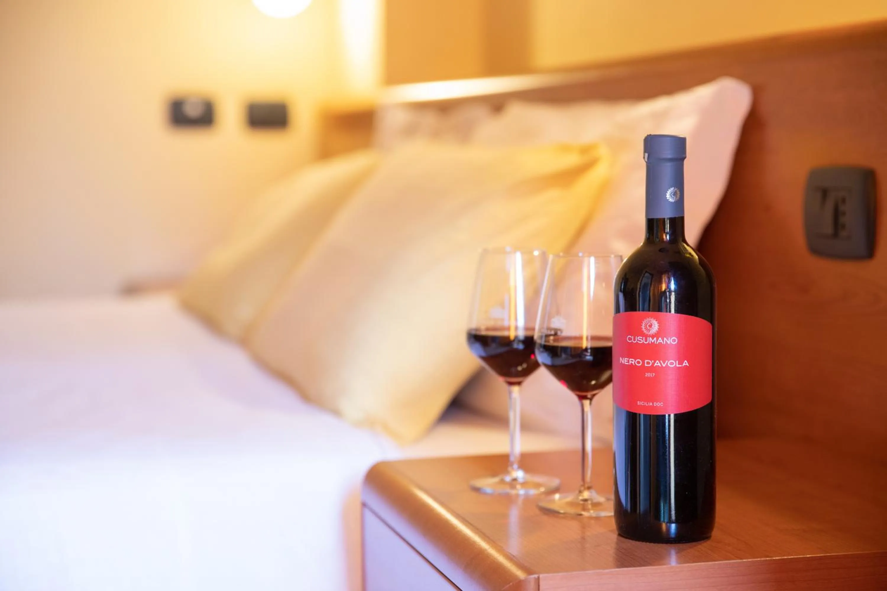 Bed in Hotel Merlino