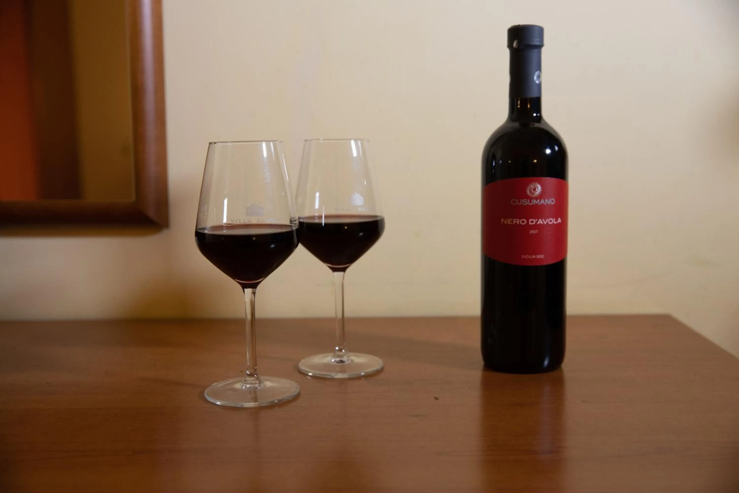 Alcoholic drinks in Hotel Merlino